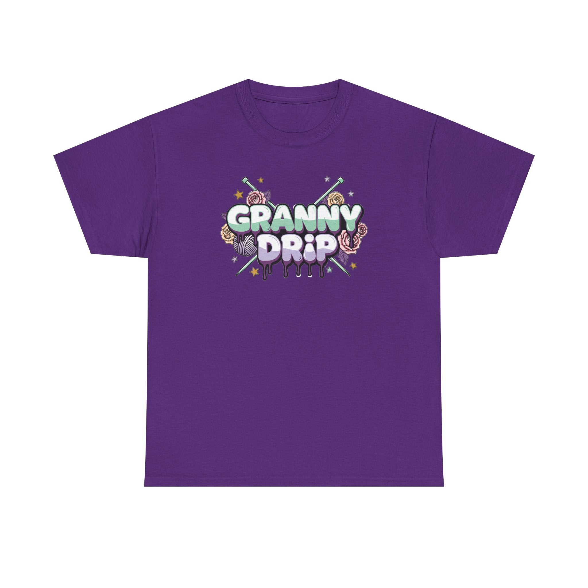 Granny Drip Graphic Tee — Retro Candy Pop Logo T-Shirt