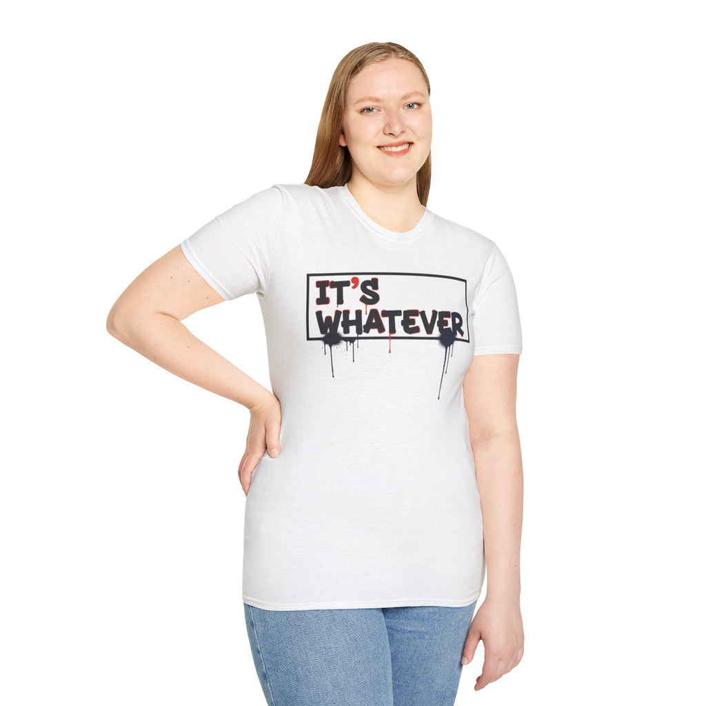IT'S WHATEVER Drip Graffiti Graphic Tee
