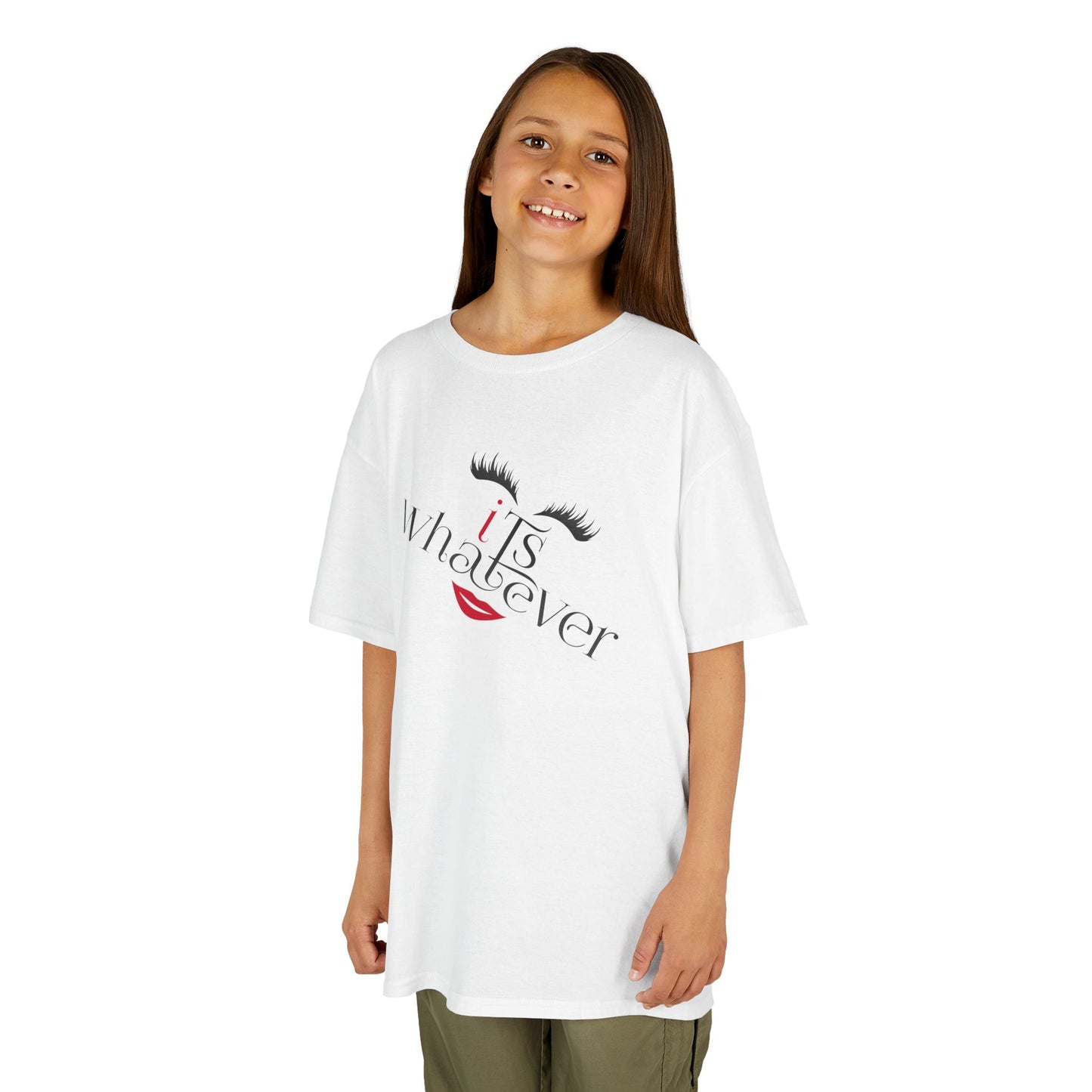 Kids Tee - 'It's Whatever' Trendy Fun Cotton T-Shirt