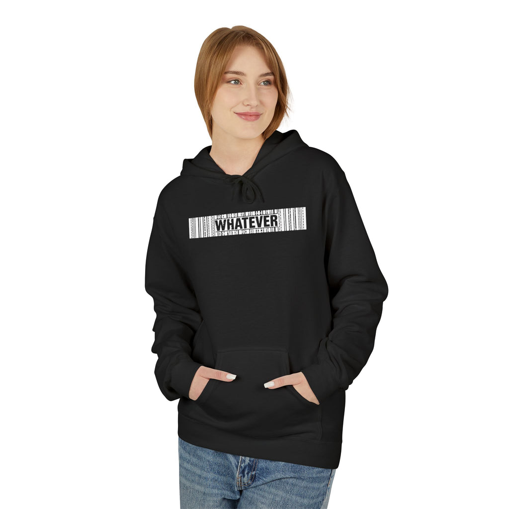 WHATEVER Barcode Hoodie