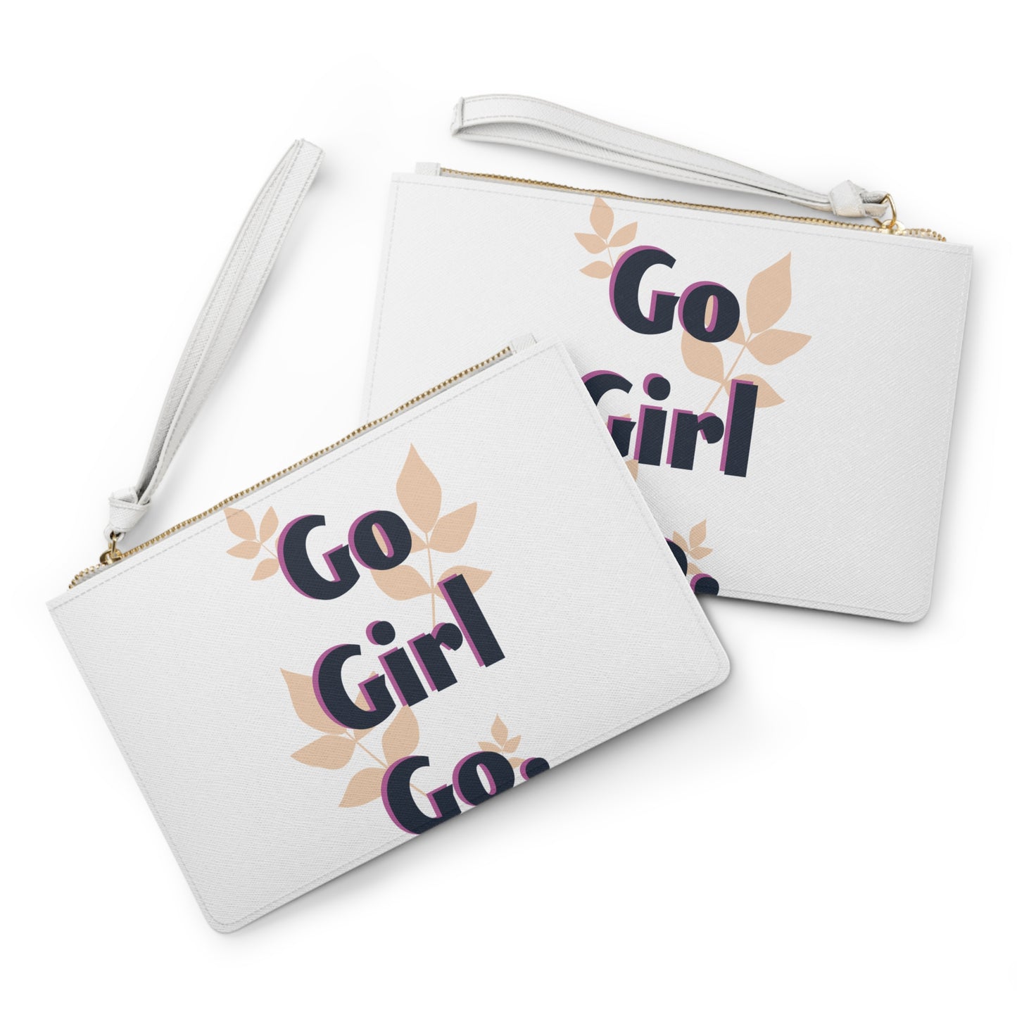 Empowering 'Go Girl Go' Clutch Bag for Fashion-Forward Women