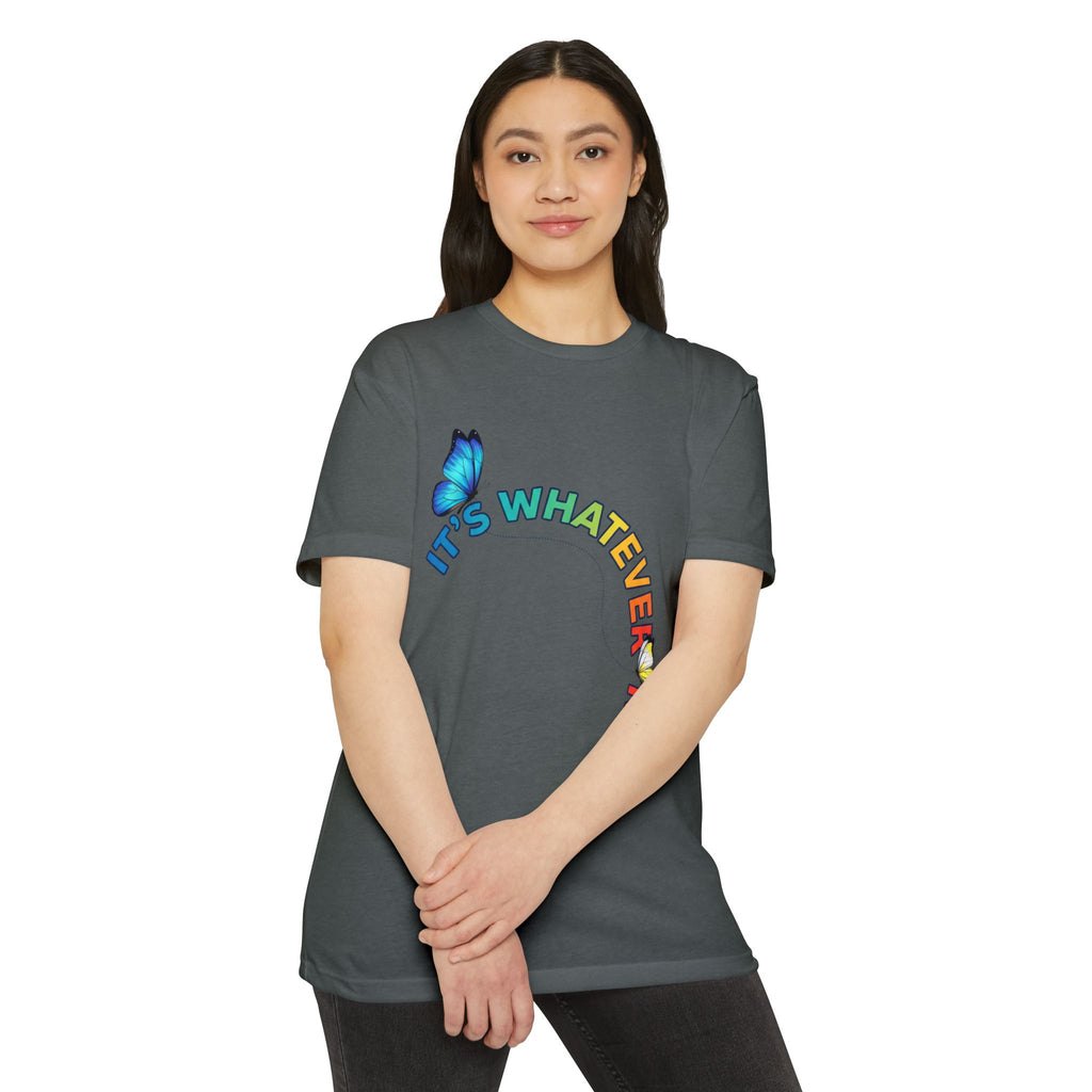 It's Whatever Colorful Butterfly Tee