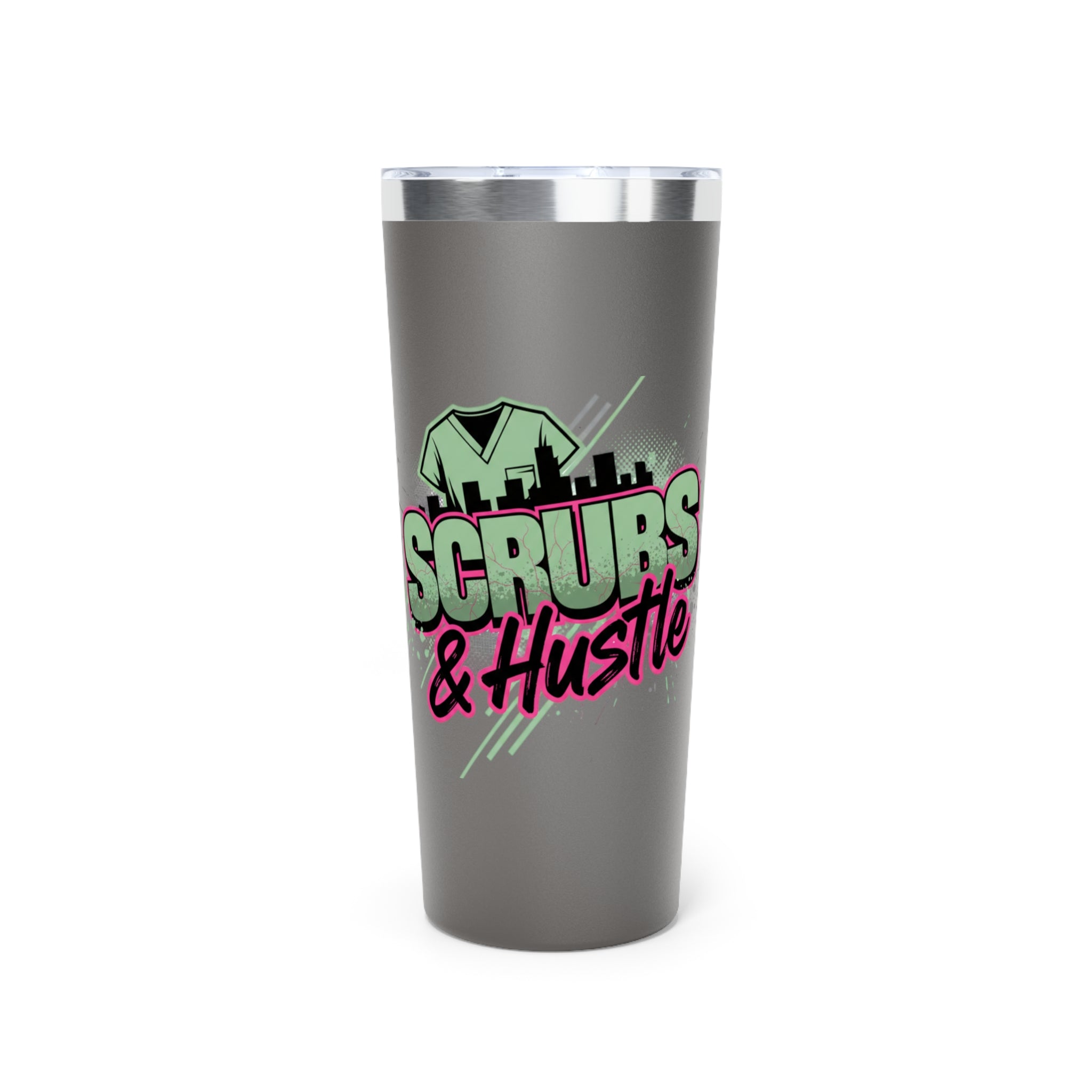 Scrubs & Hustle 22oz Insulated Tumbler – Medical Nurse Coffee Travel Mug