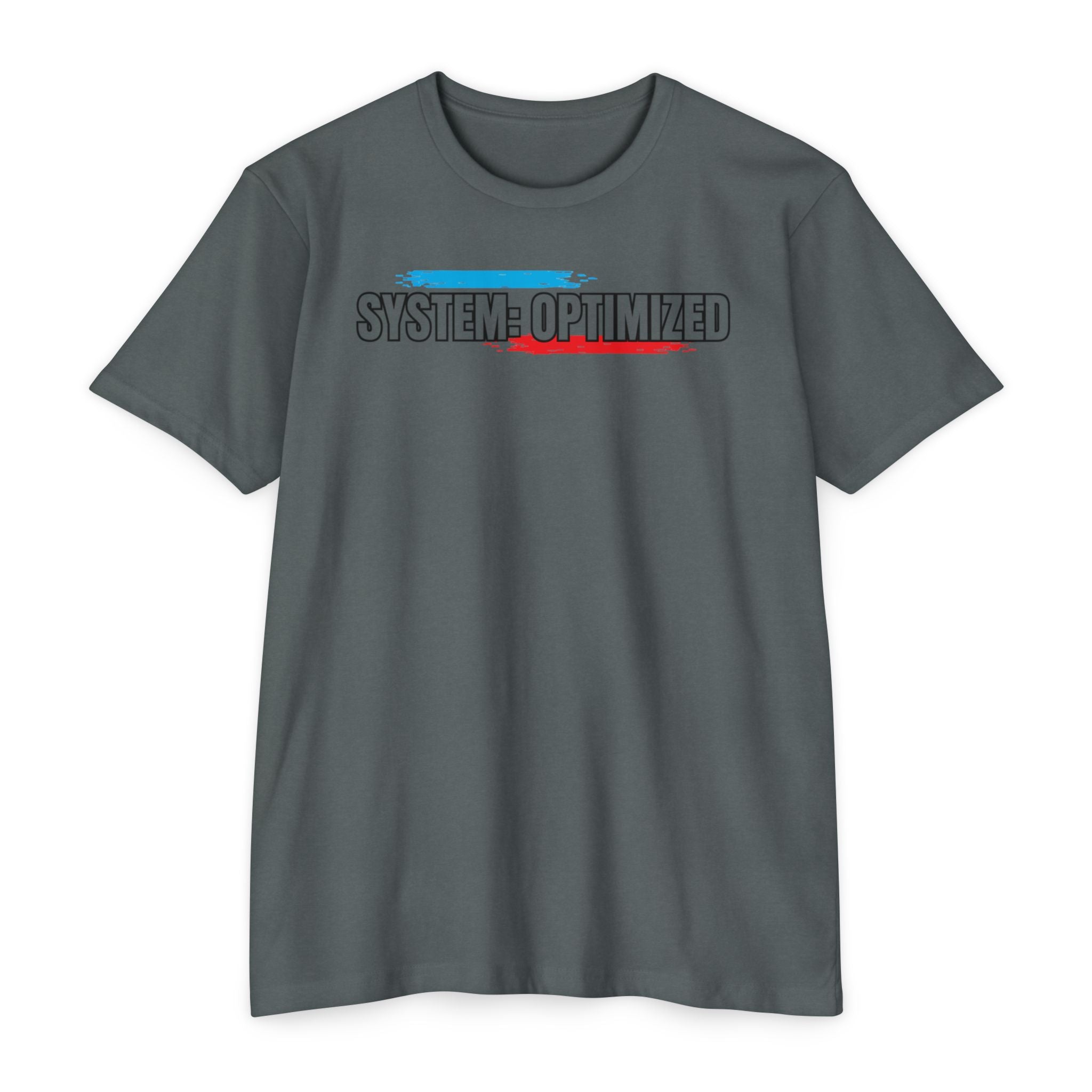 System Optimized T-Shirt — "Drafted in 2025, Engineered for 2026" Tech Graphic Tee