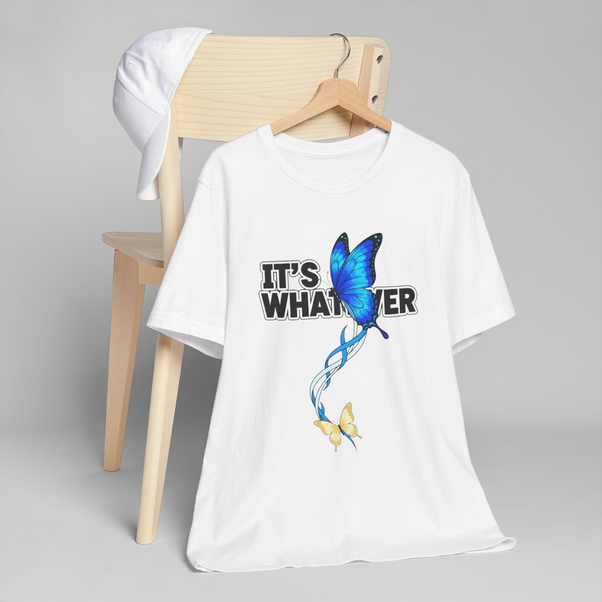 It's Whatever Blue Butterfly Tee