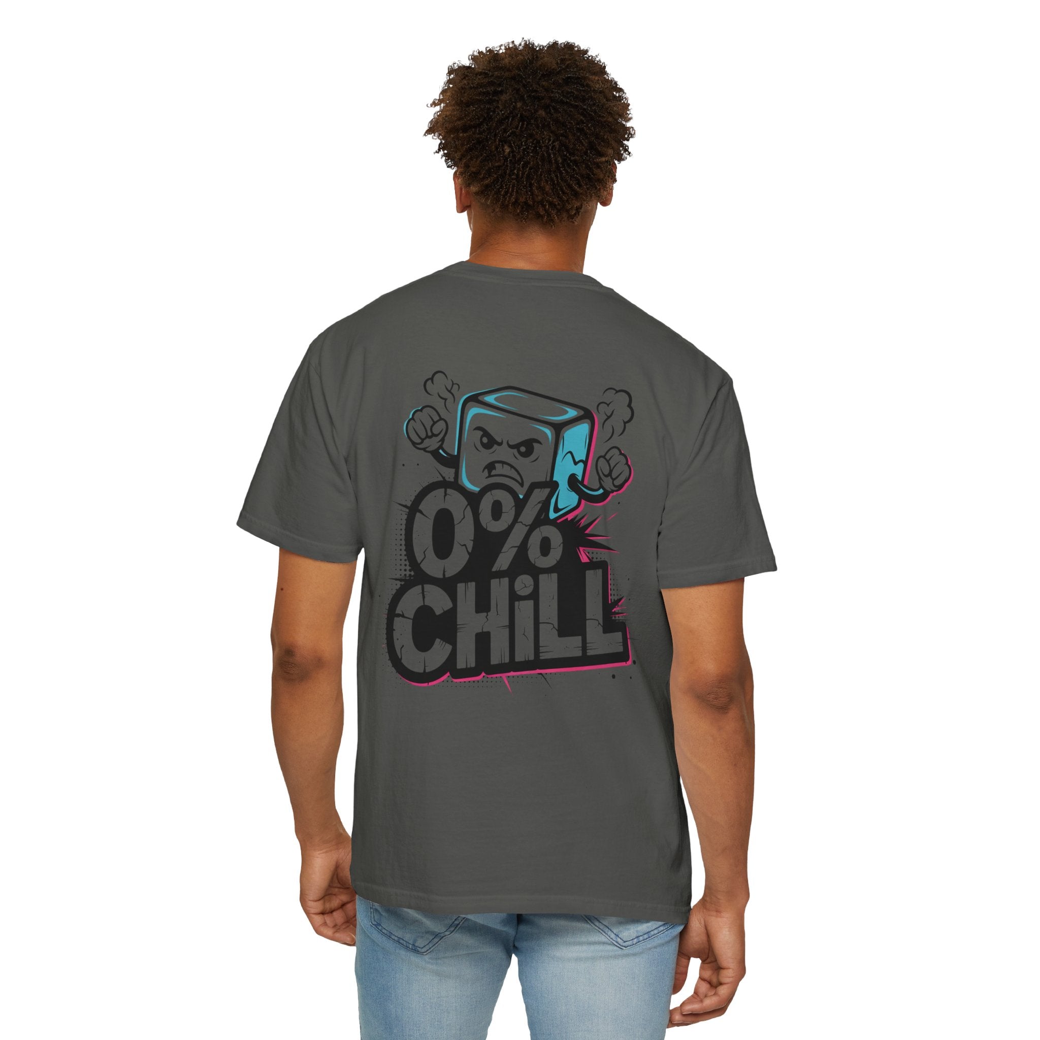 T-Shirt — '0% Chill' Angry Ice Cube Graphic Tee