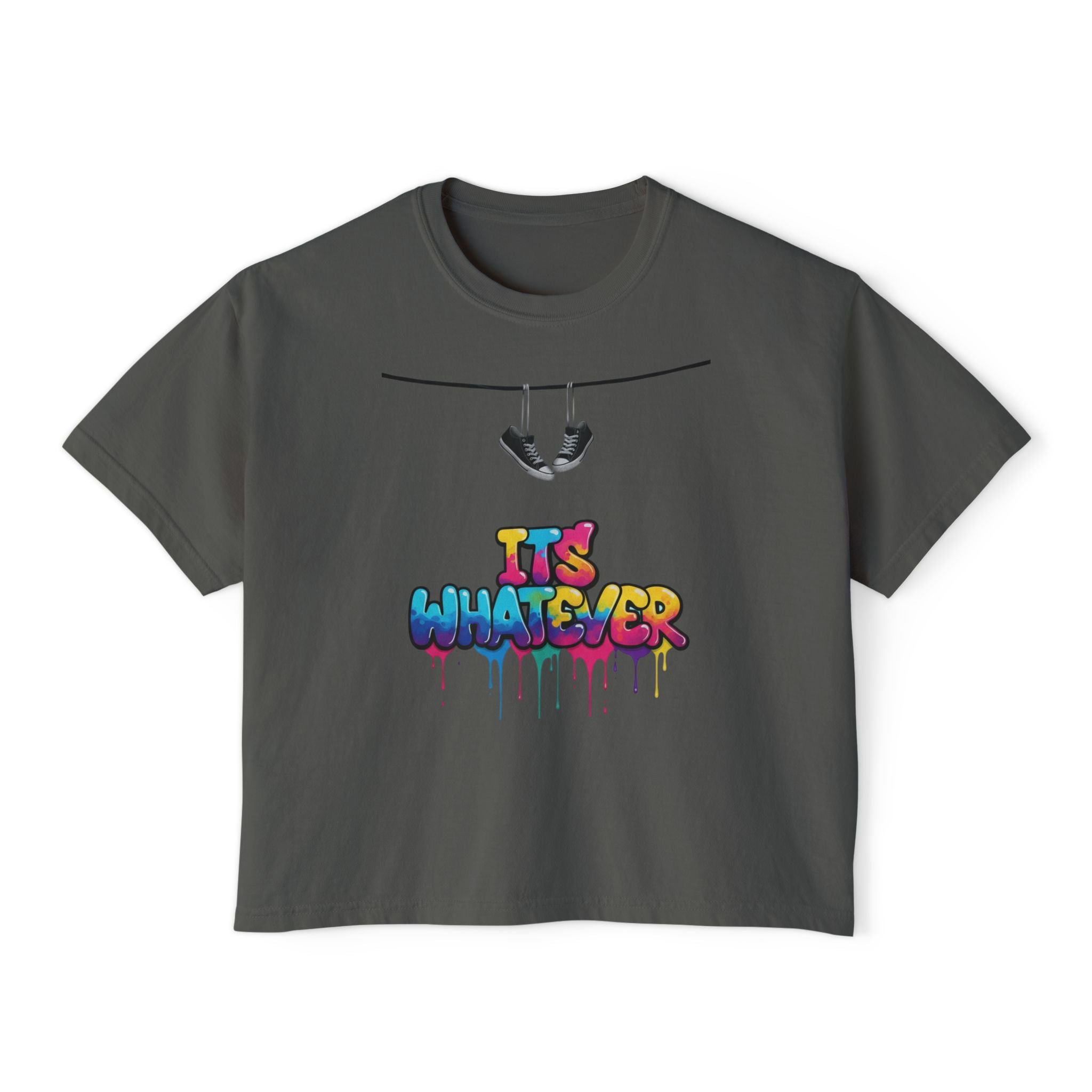 Graffiti Drip Boxy Tee