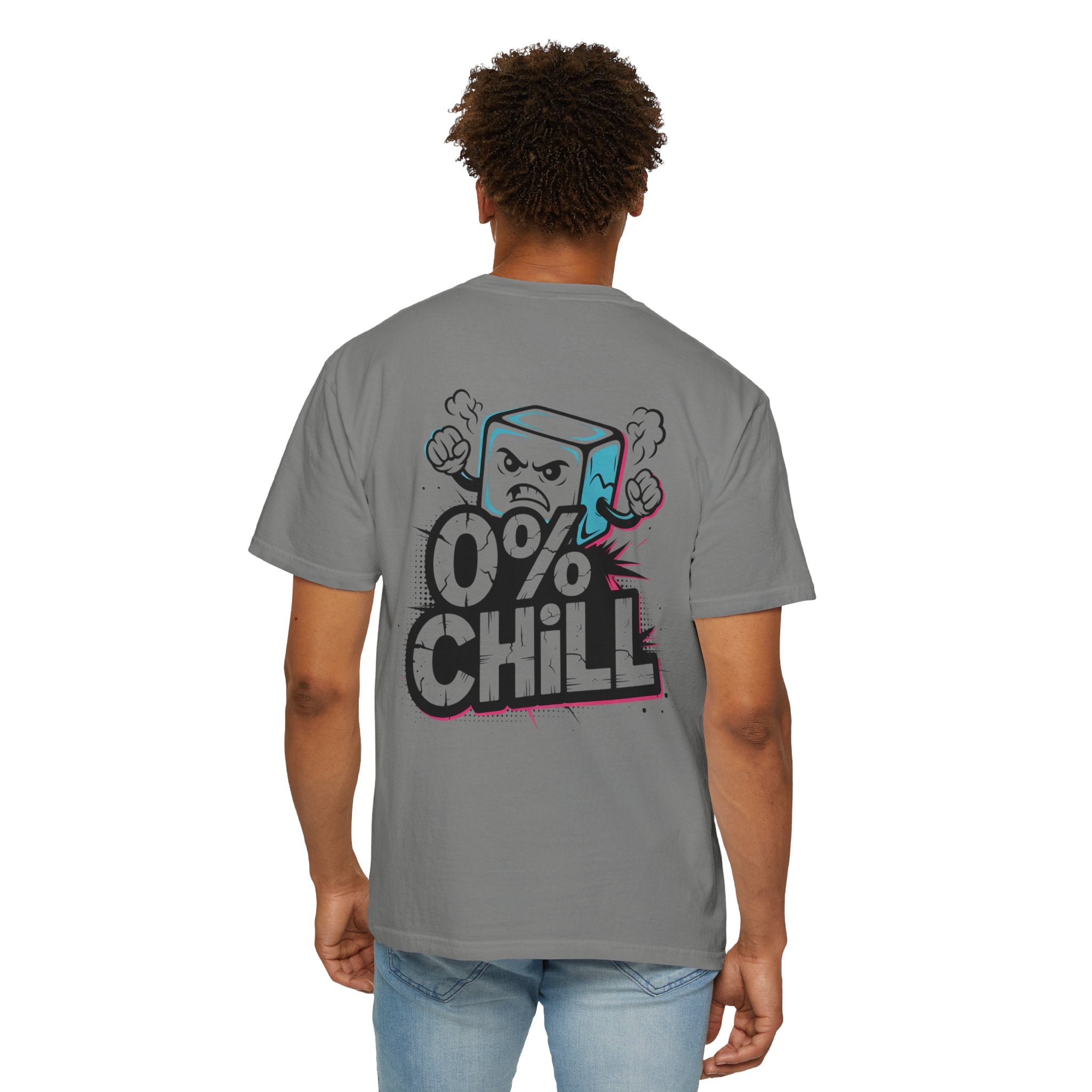 T-Shirt — '0% Chill' Angry Ice Cube Graphic Tee