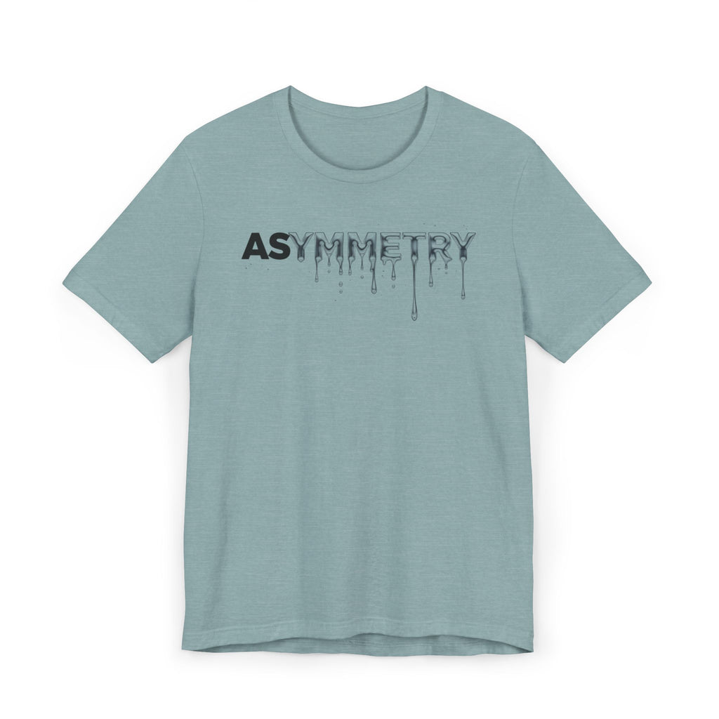 Asymmetry Drip Graphic T-Shirt