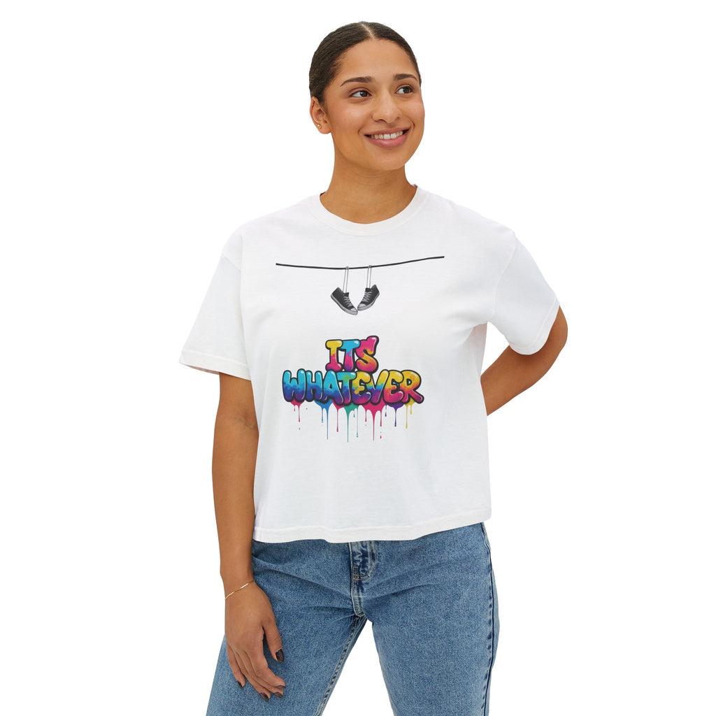 Graffiti Drip Boxy Tee