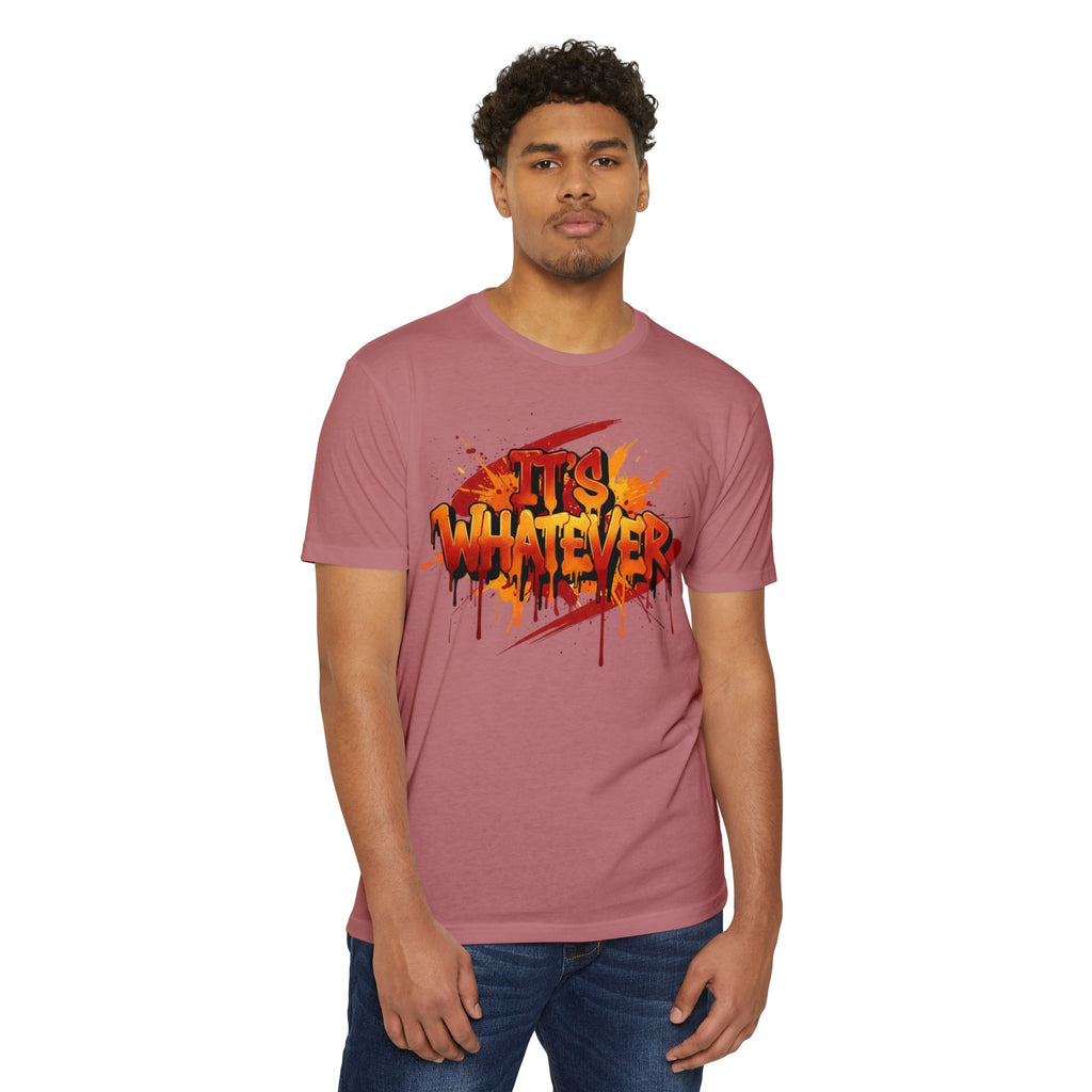 Neon Graffiti Paint Drip Tee — Streetwear Graphic T-Shirt