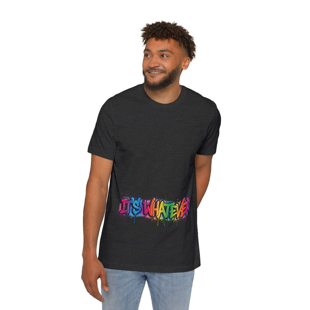 IT'S WHATEVER Graffiti Tee — Colorful Streetwear