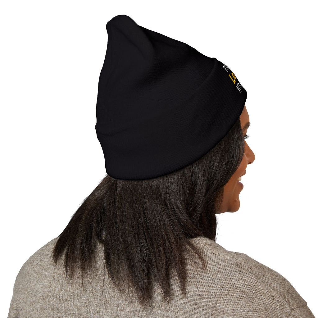 They'll Stare Embroidered Cuffed Beanie