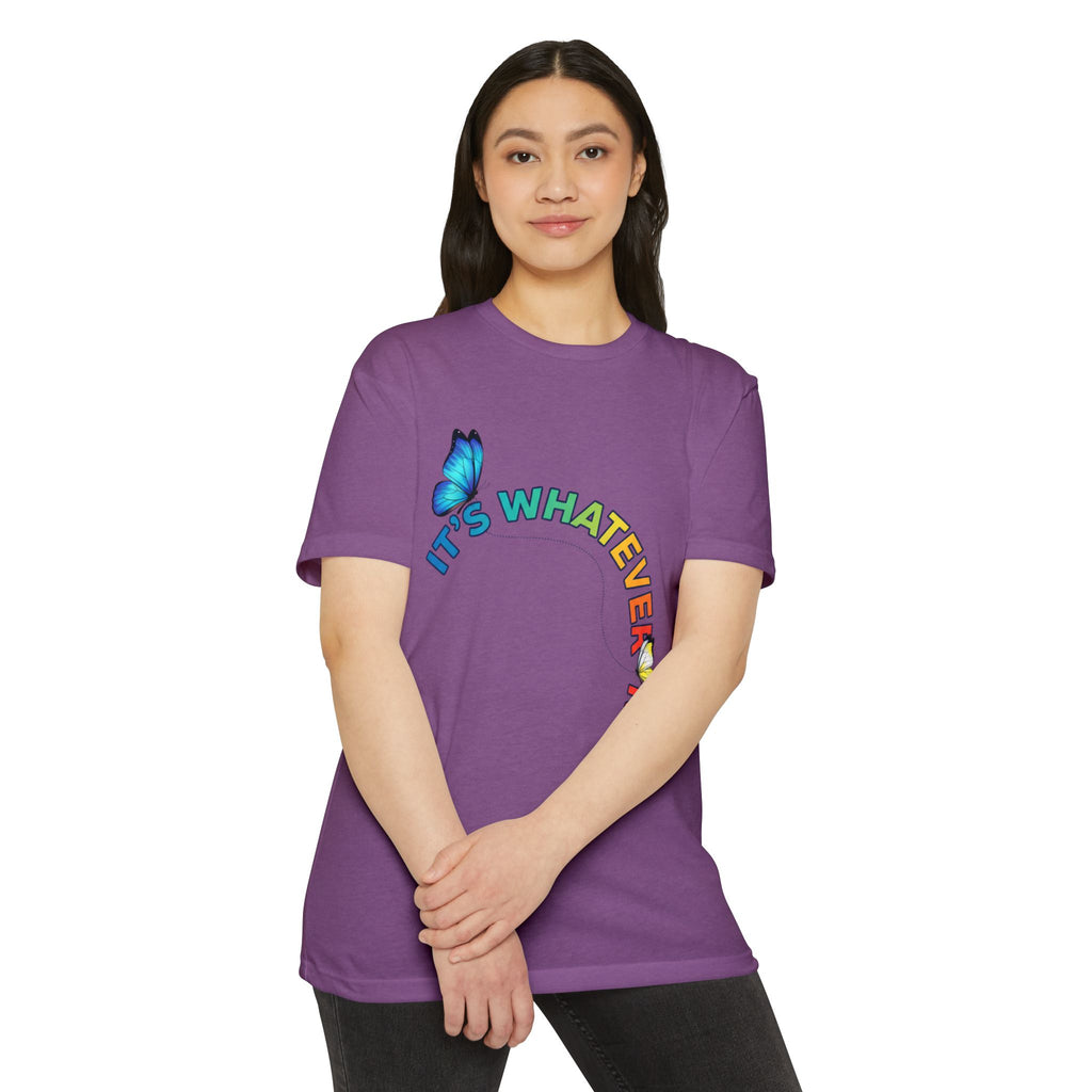 It's Whatever Colorful Butterfly Tee