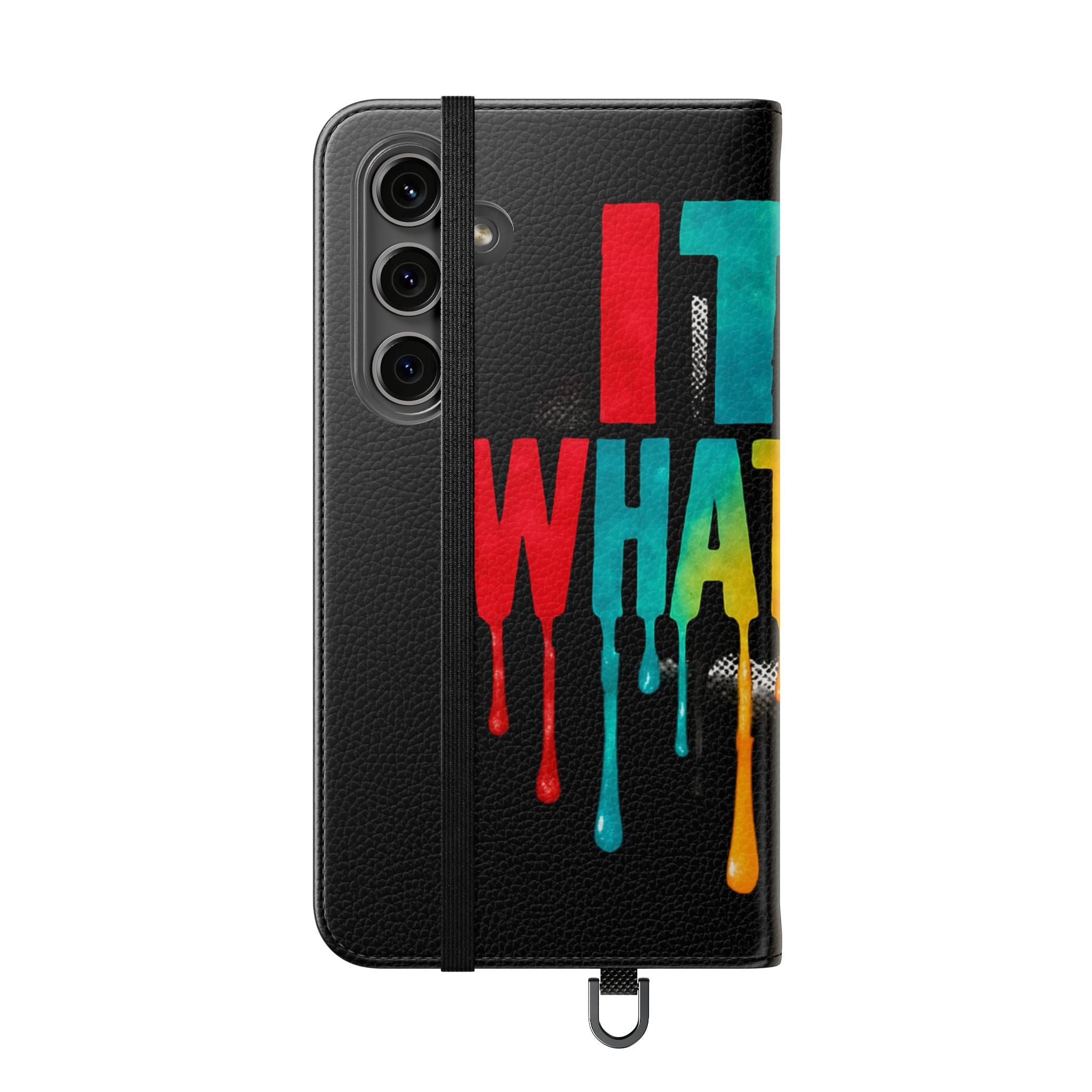 Rainbow Drip Flip Case