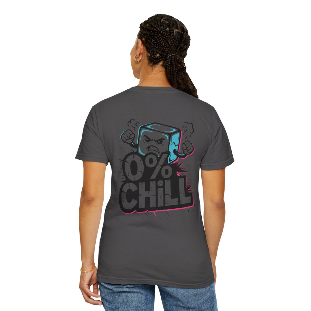 T-Shirt — '0% Chill' Angry Ice Cube Graphic Tee