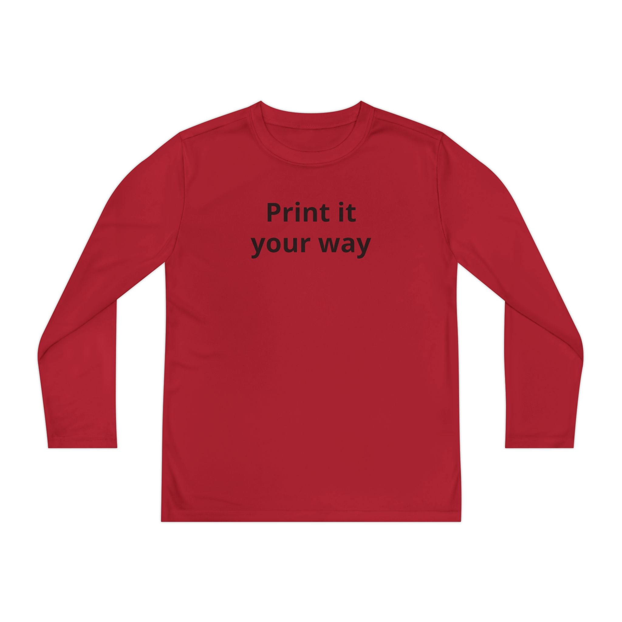 Youth Long Sleeve Performance Tee