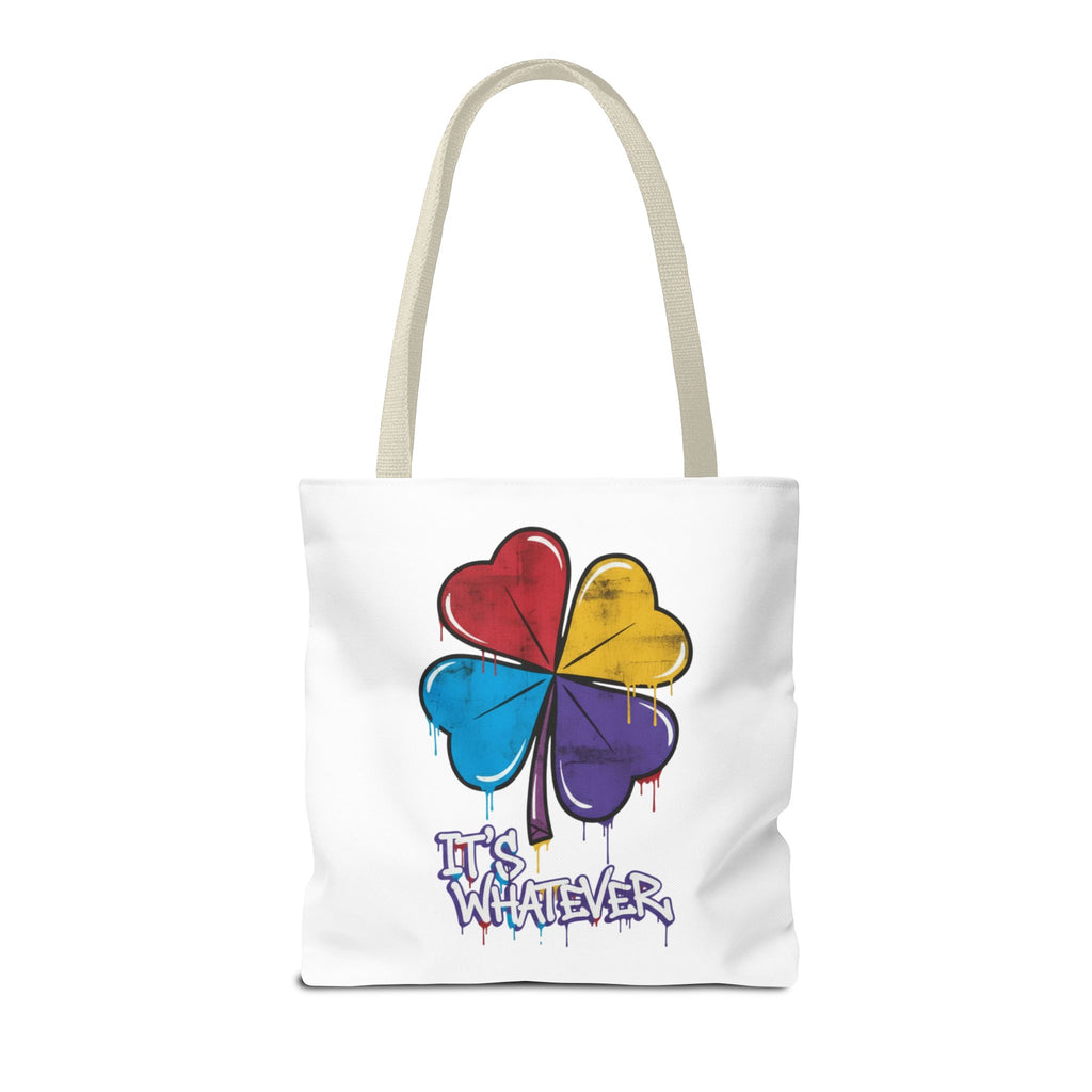 Rainbow Drip Graphic Tote Bag