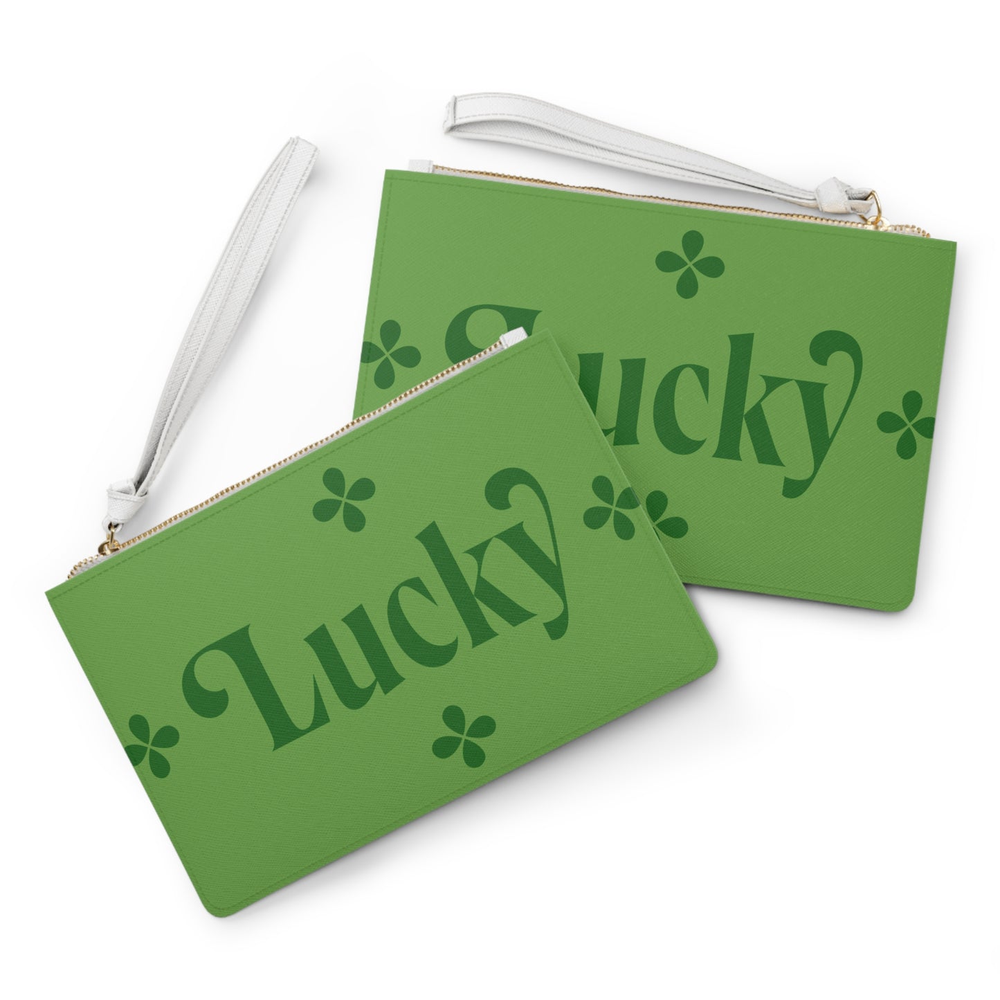 Lucky St. Patrick's Day Clutch Bag - Festive Green Purse with Shamrocks