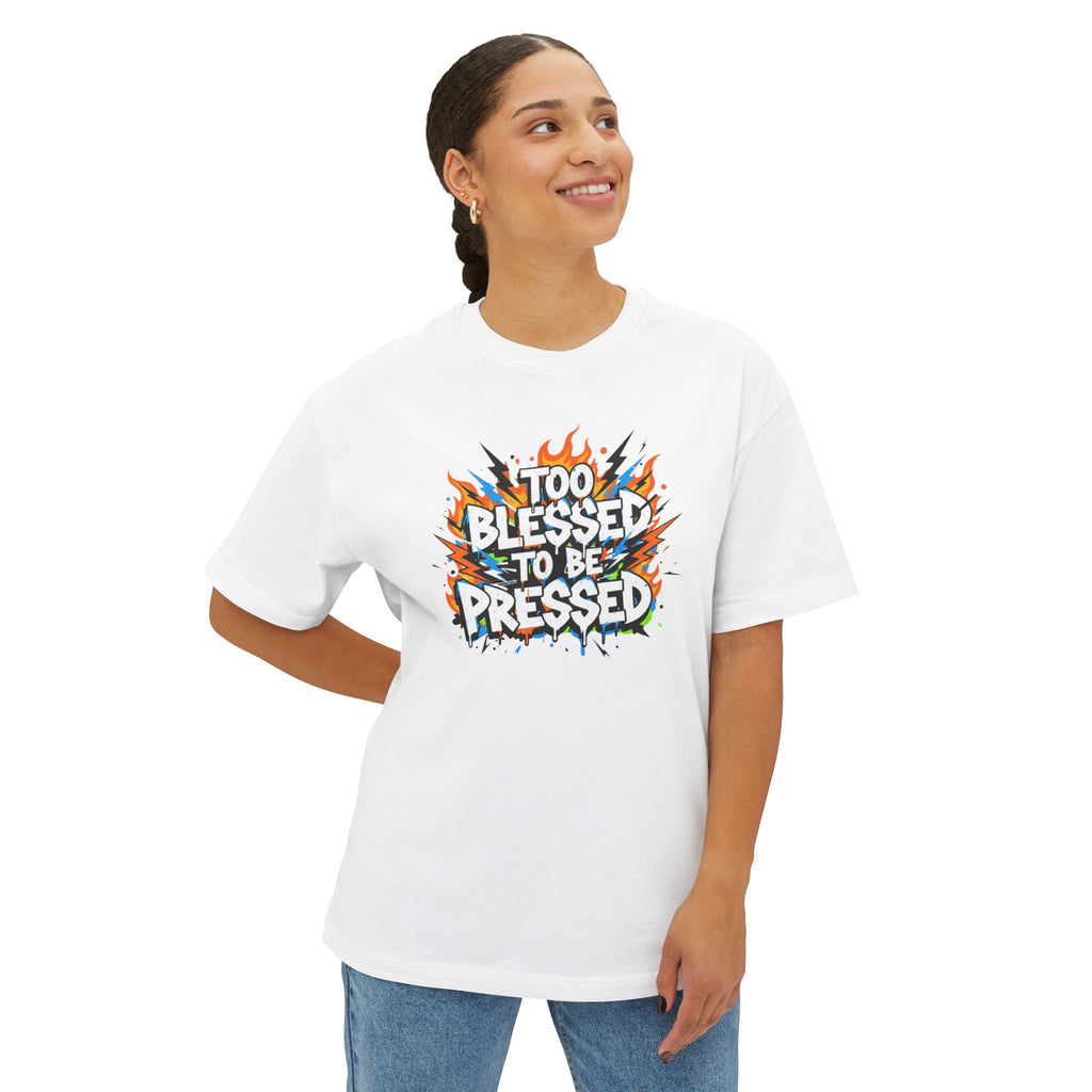 Too Blessed to Be Pressed Tee