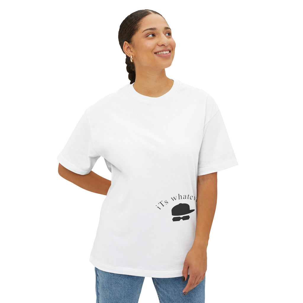 Boxy Tee — Minimal "No Path, Just Movement" Graphic