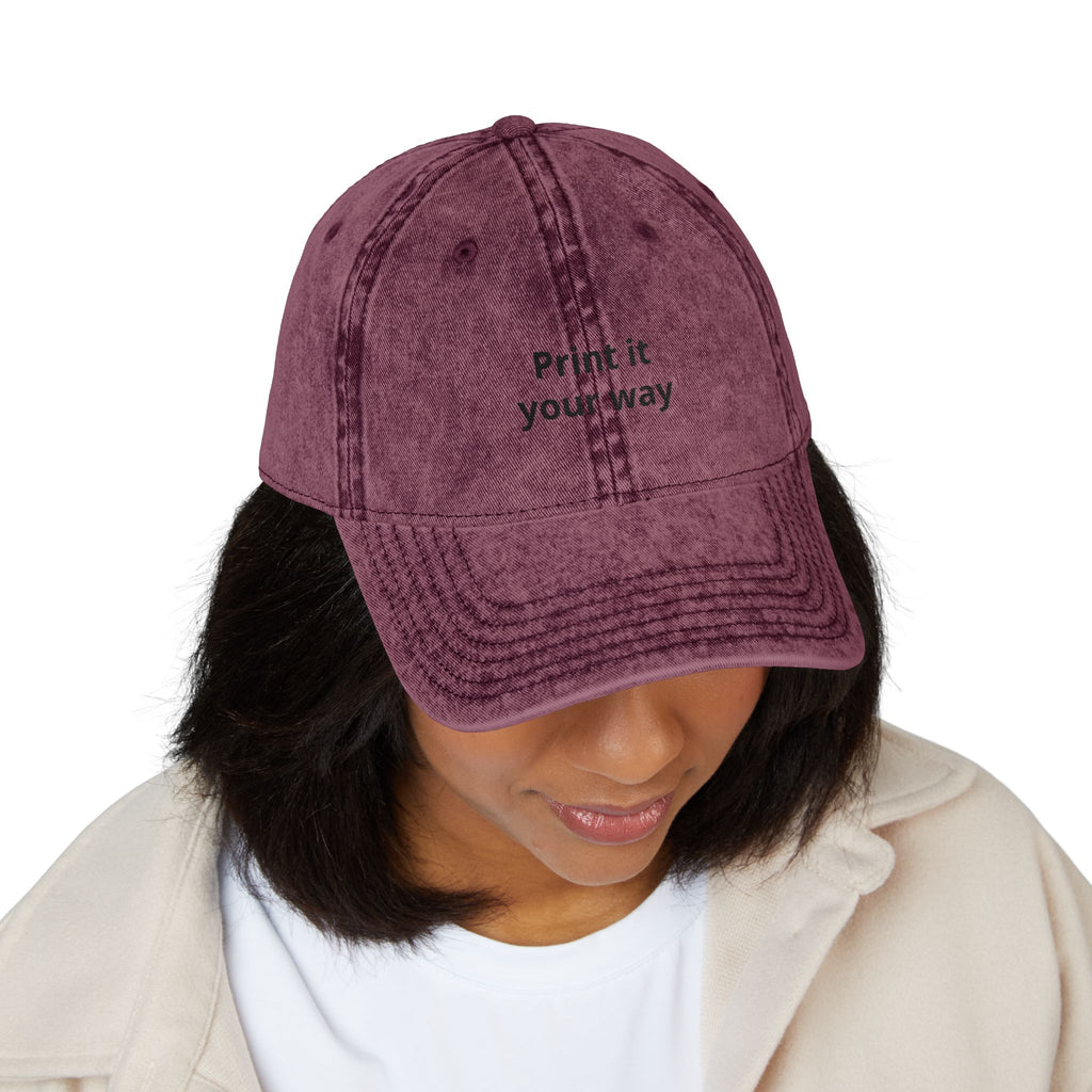 Embroidered Vintage Dad Hat