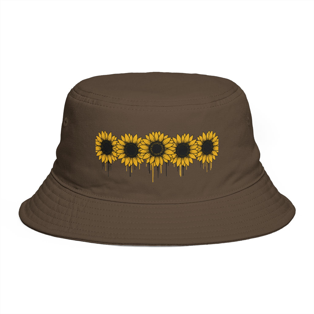 Sunflower Drip Bucket Hat