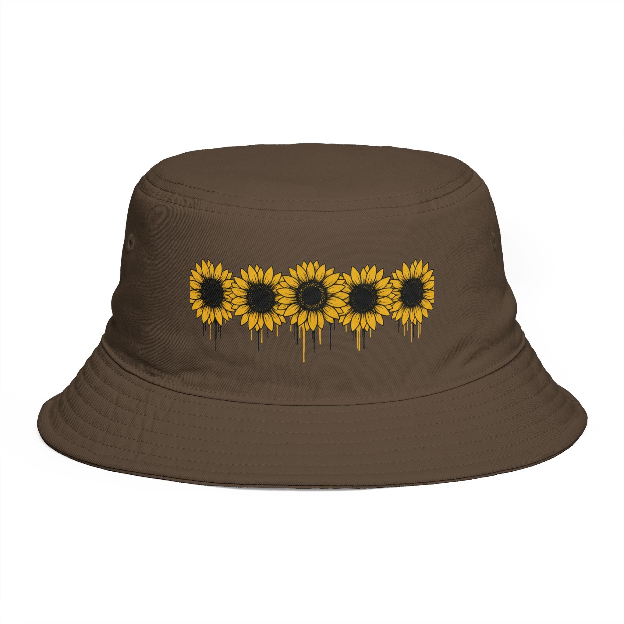 Sunflower Drip Bucket Hat