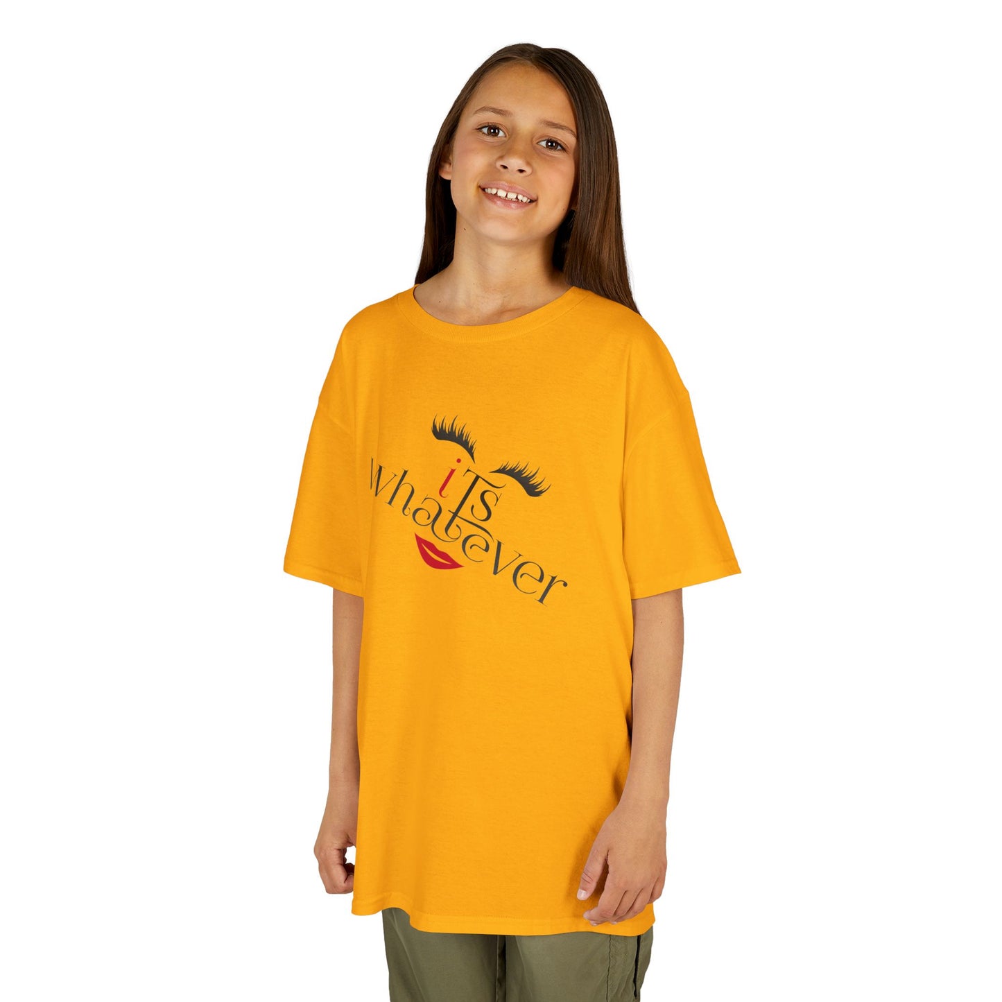 Kids Tee - 'It's Whatever' Trendy Fun Cotton T-Shirt