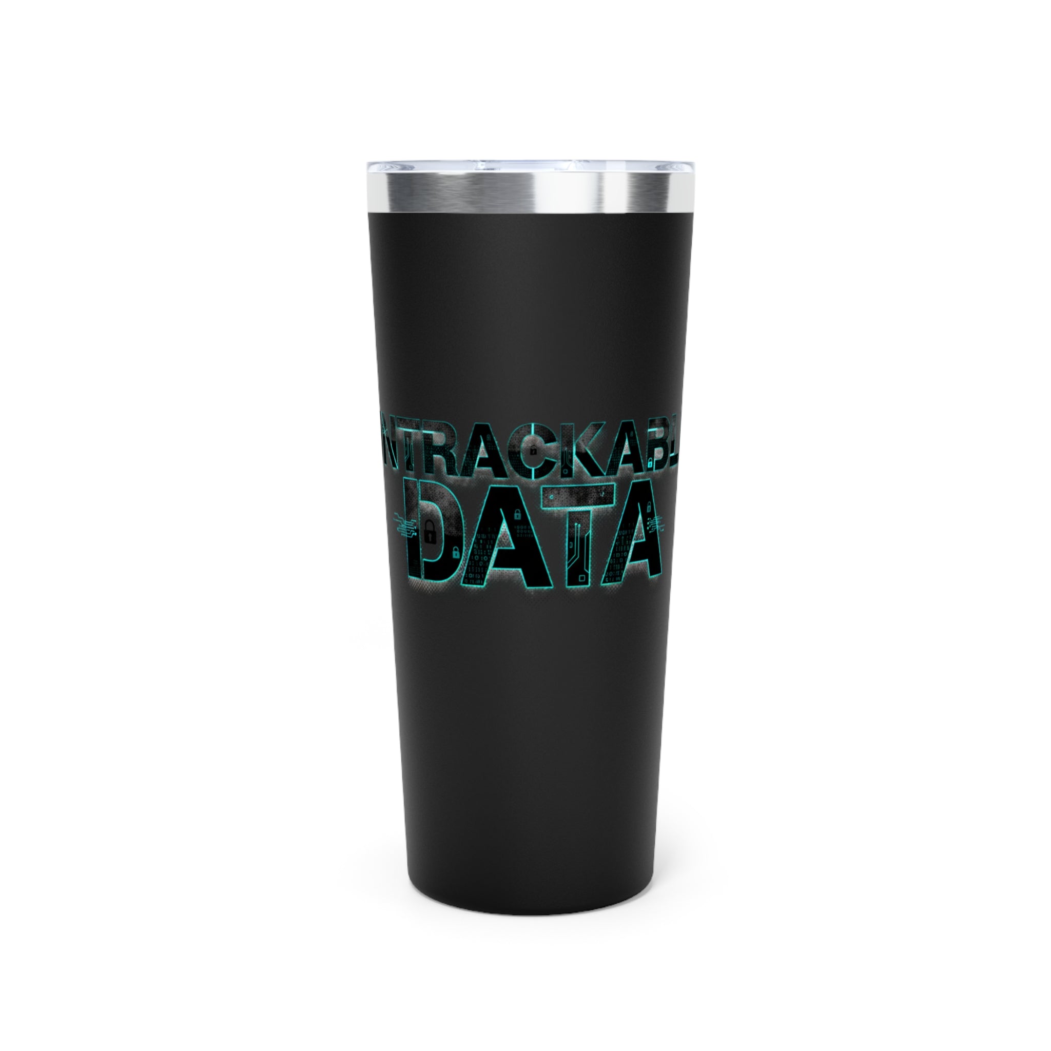 22oz Insulated Tumbler – ‘Untrackable Data’ Tech Matte Travel Cup
