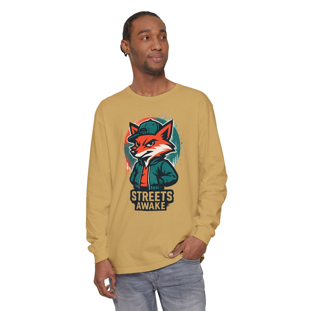 Streets Awake Fox Graphic Long Sleeve Tee