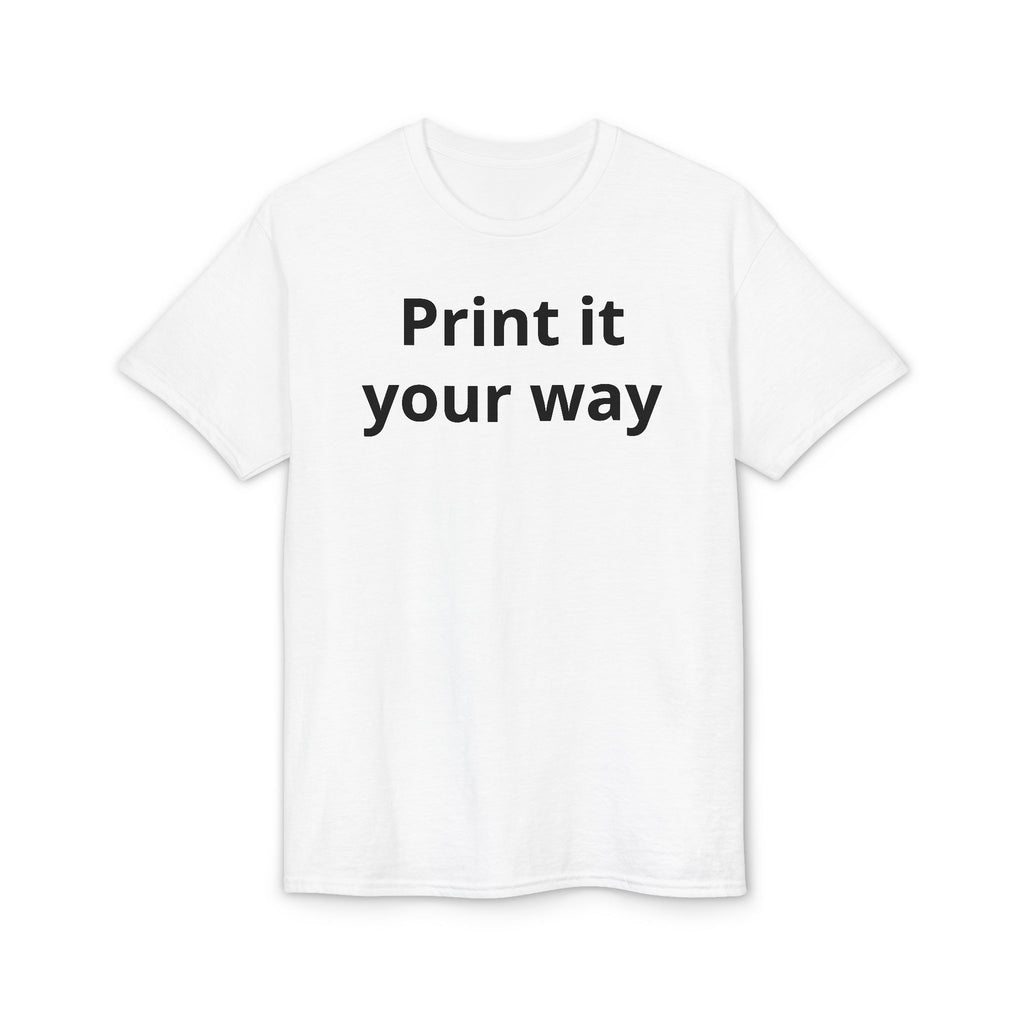 Custom Text DryBlend Tee