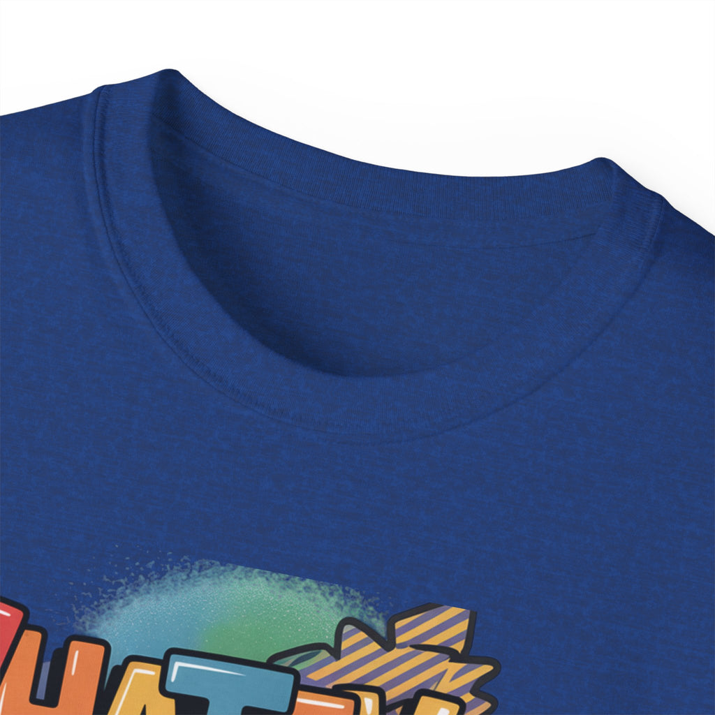 Whatever Forever Graphic Tee — Retro Rainbow Casual T‑Shirt