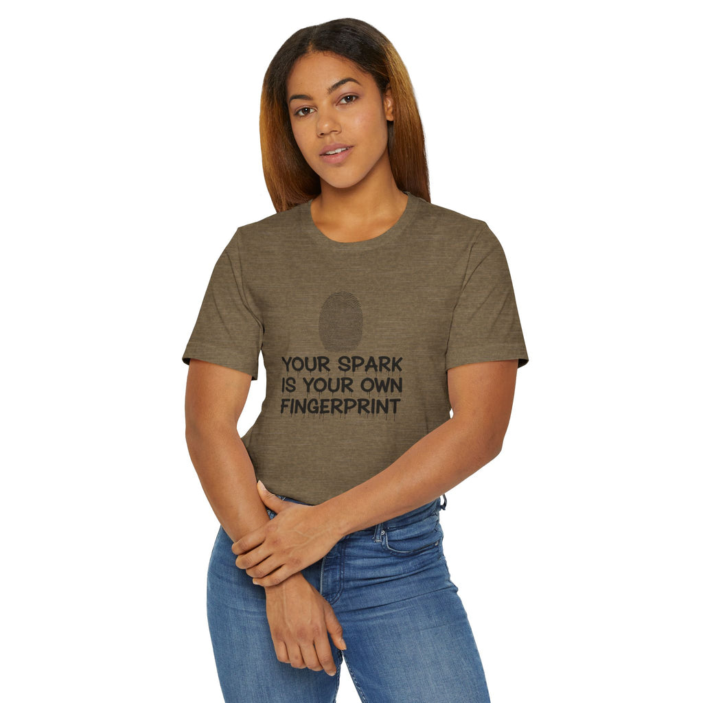 Your Spark Fingerprint Tee | Born to Stand Out