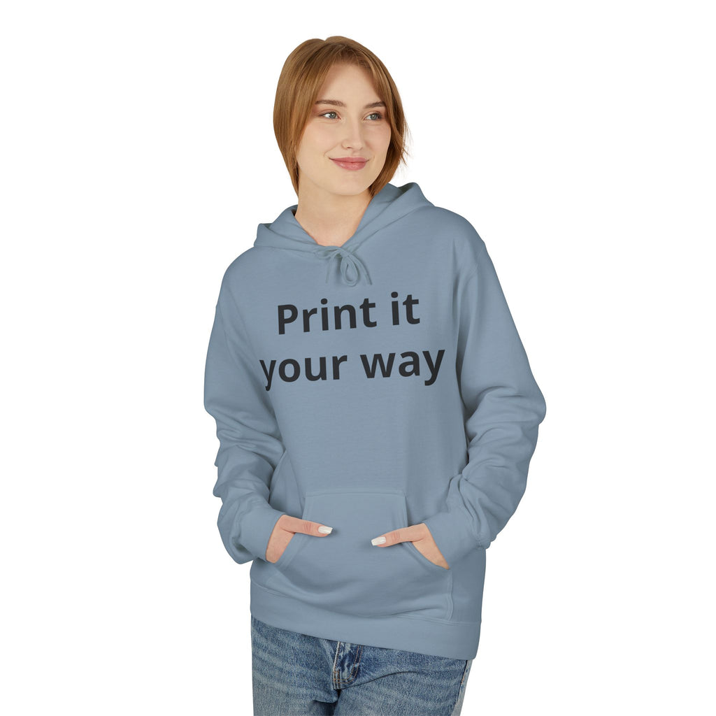 Customizable Midweight Hoodie