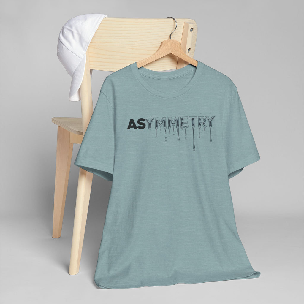 Asymmetry Drip Graphic T-Shirt