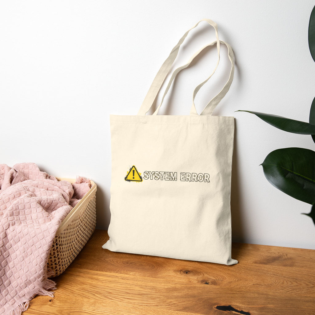 System Error Canvas Tote