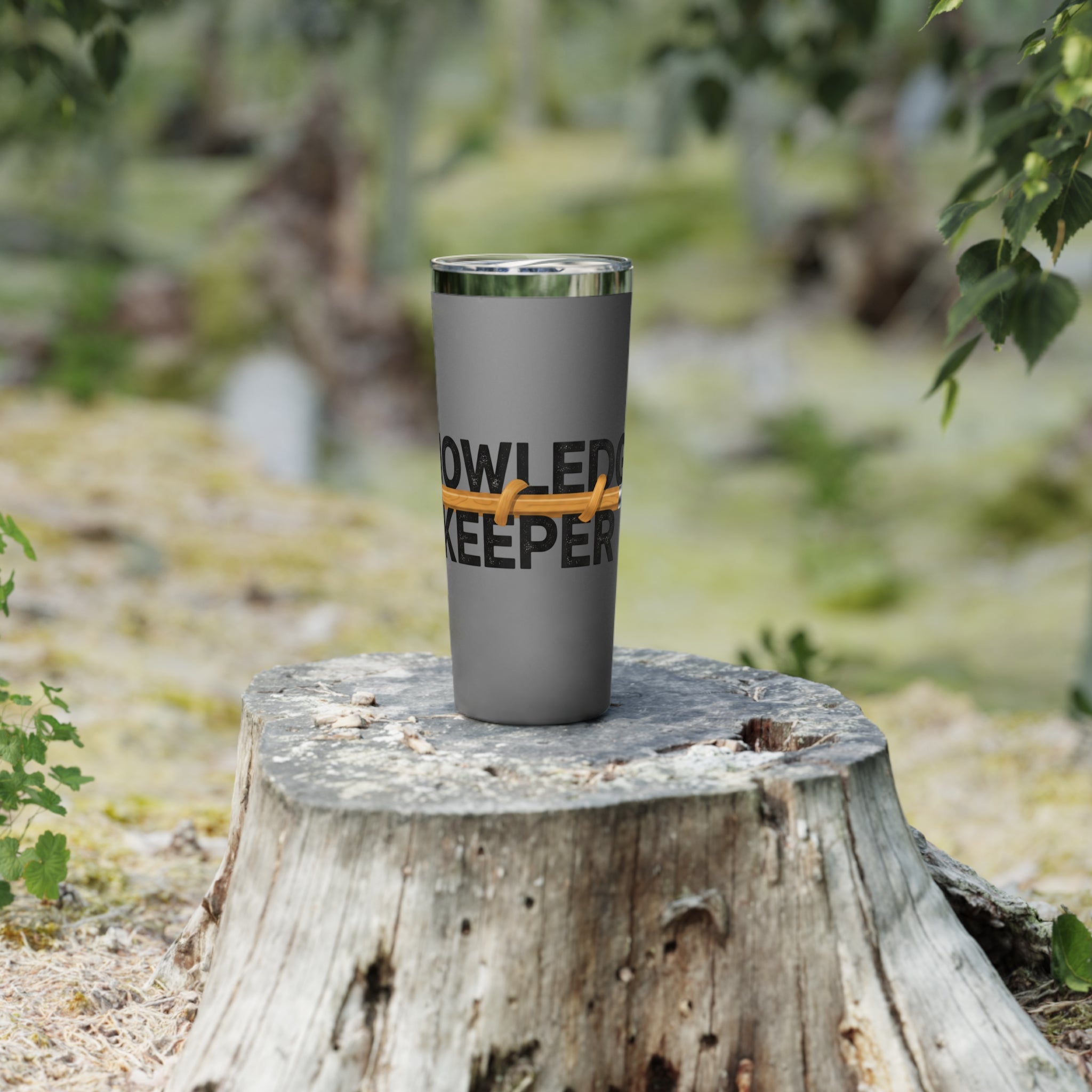 Knowledge Keeper 22oz Insulated Tumbler — Copper Vacuum Travel Mug
