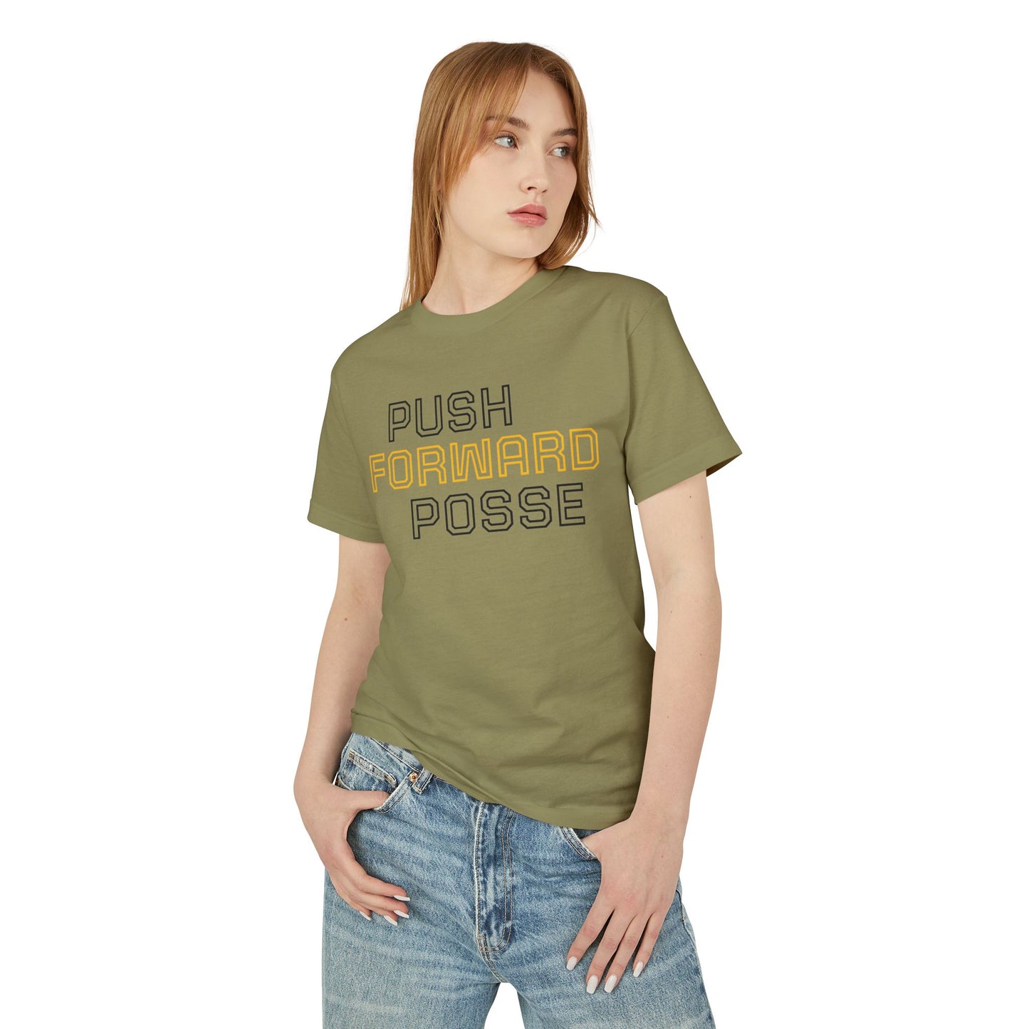 Push Forward Posse Tee - Unisex Heavyweight Cotton Shirt