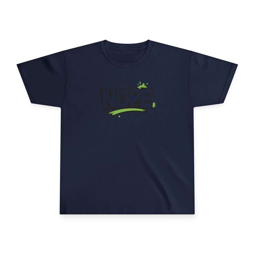 NOPE Graphic Youth Tee — Funny Kids Casual T-Shirt