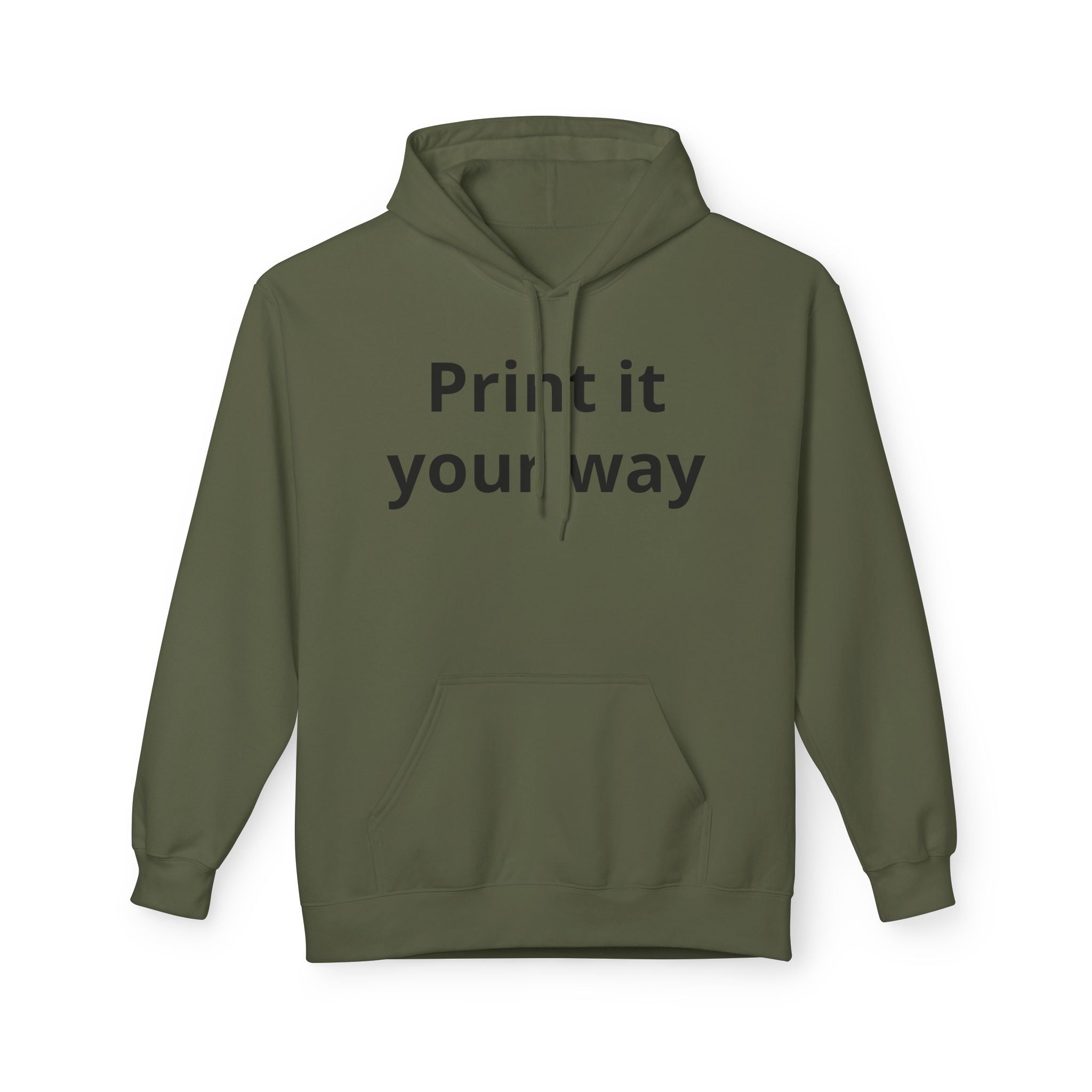 Customizable Midweight Hoodie