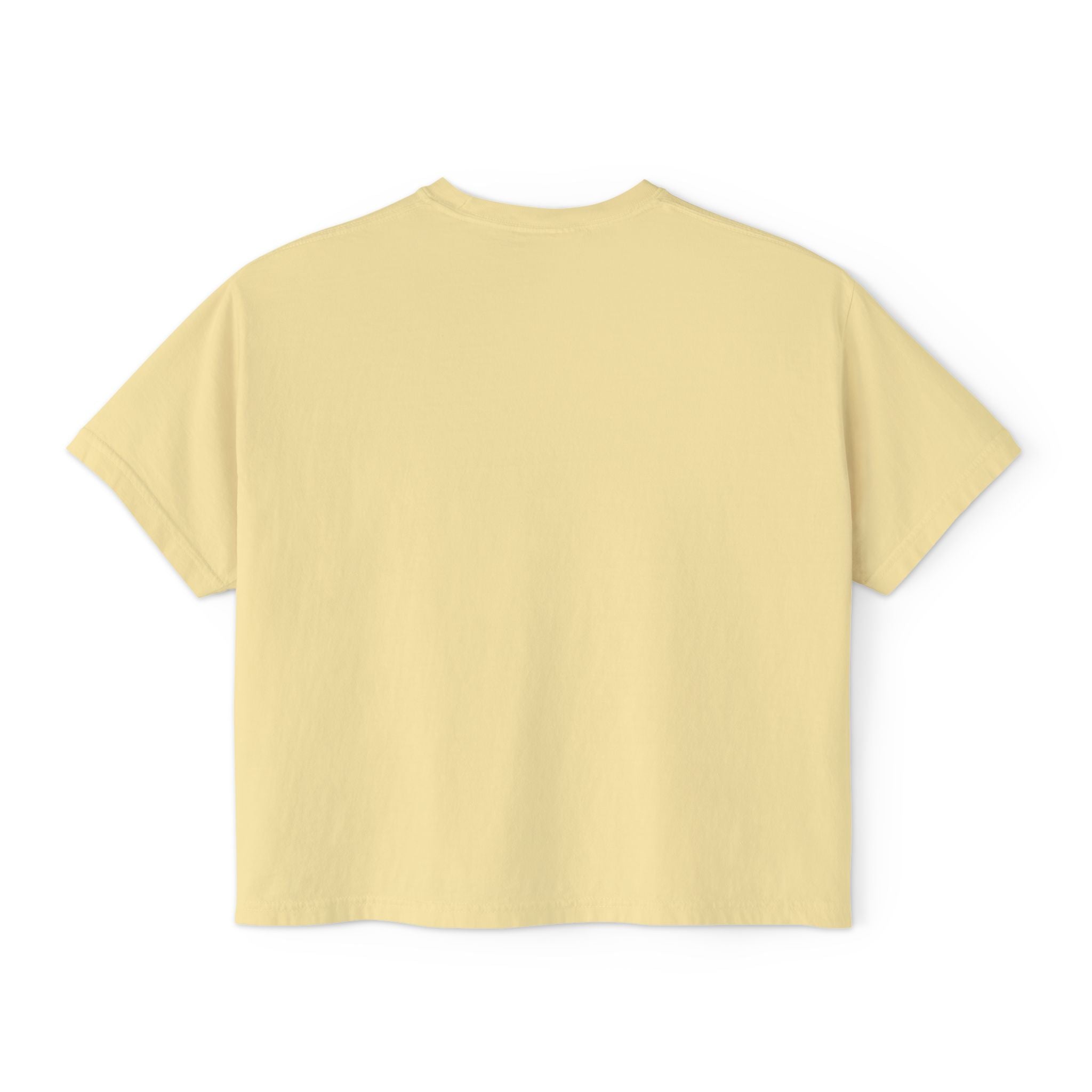 High Demand No Restock Boxy Tee — Women's Graphic Cropped T-Shirt