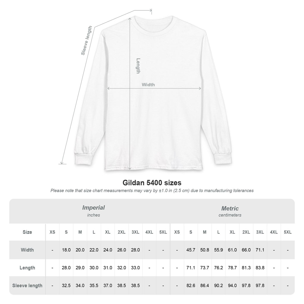 Faith Long Sleeve Tee — Purple Gothic Lettering Spiritual Shirt