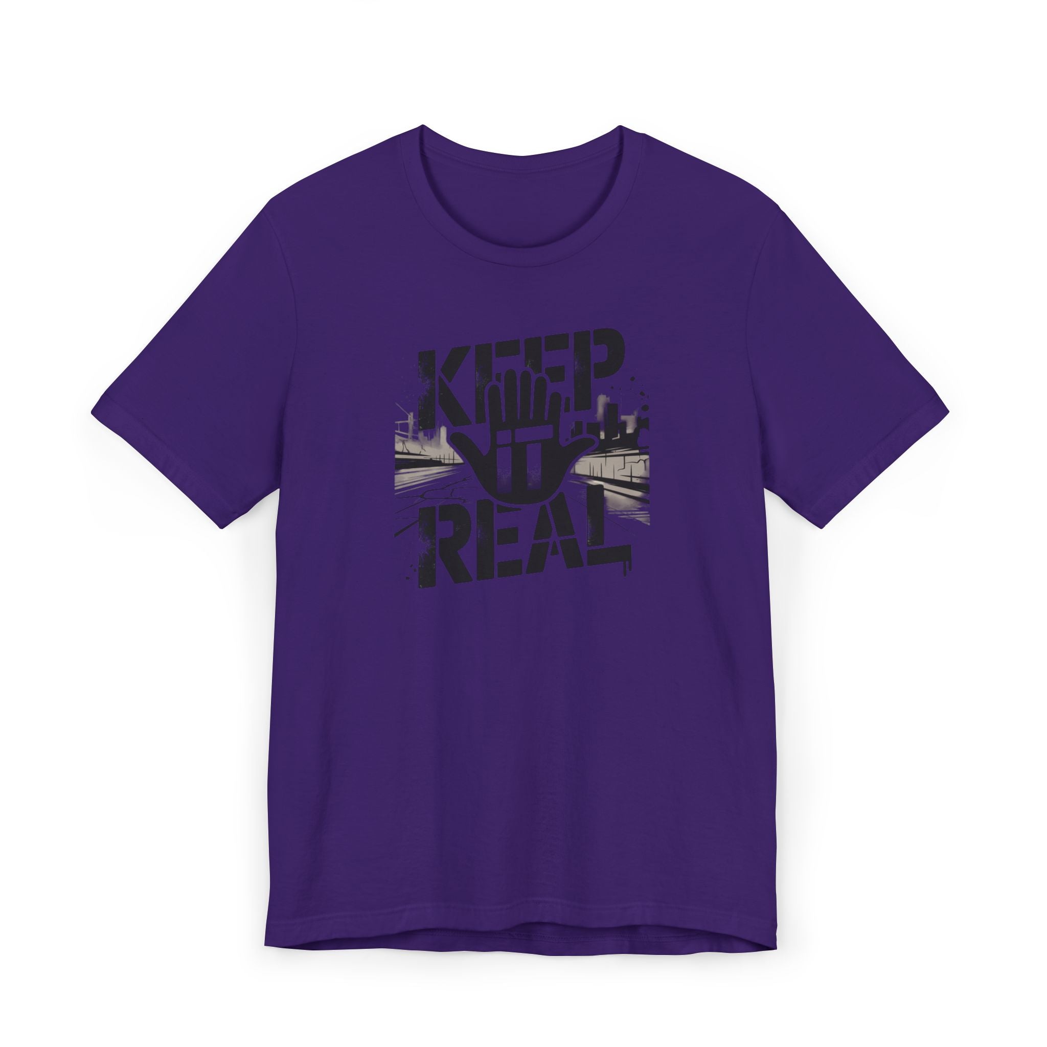 Keep It Real T‑Shirt – Urban Hand Graphic Tee