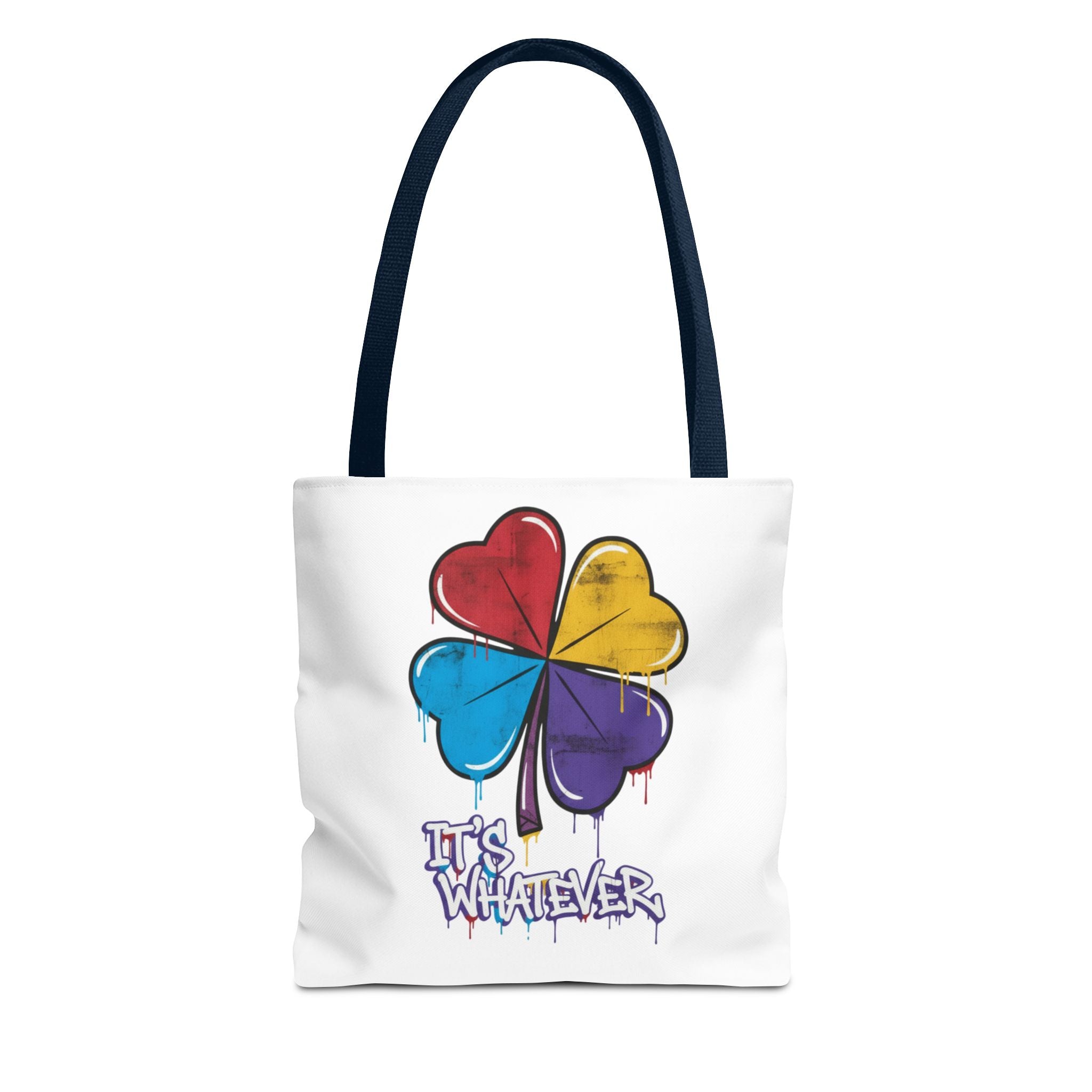 Rainbow Drip Graphic Tote Bag