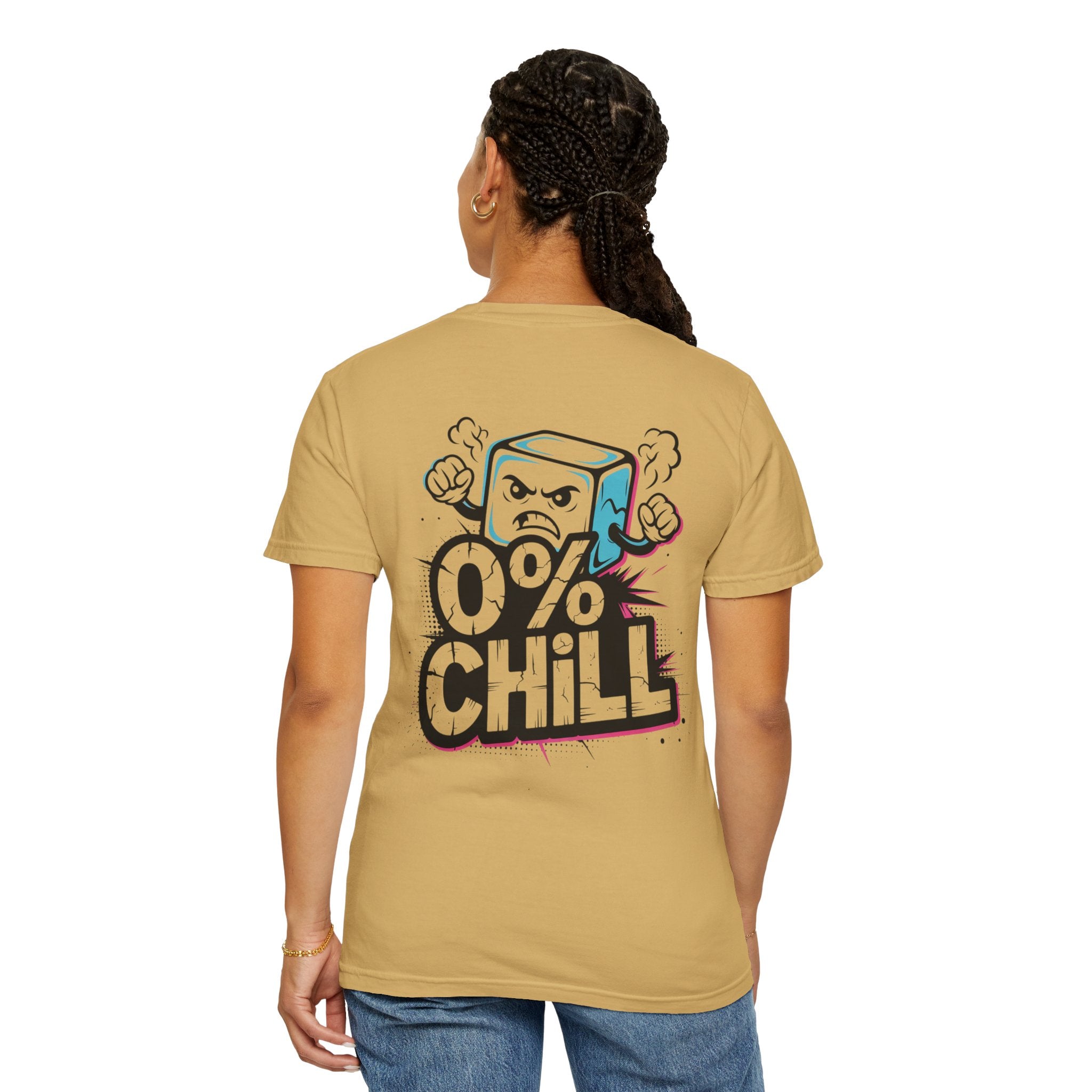 T-Shirt — '0% Chill' Angry Ice Cube Graphic Tee