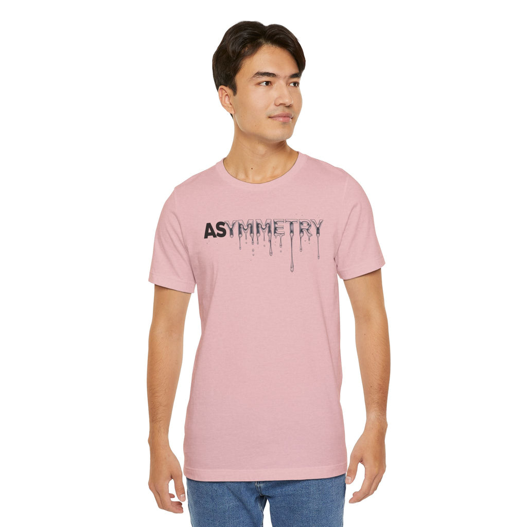 Asymmetry Drip Graphic T-Shirt