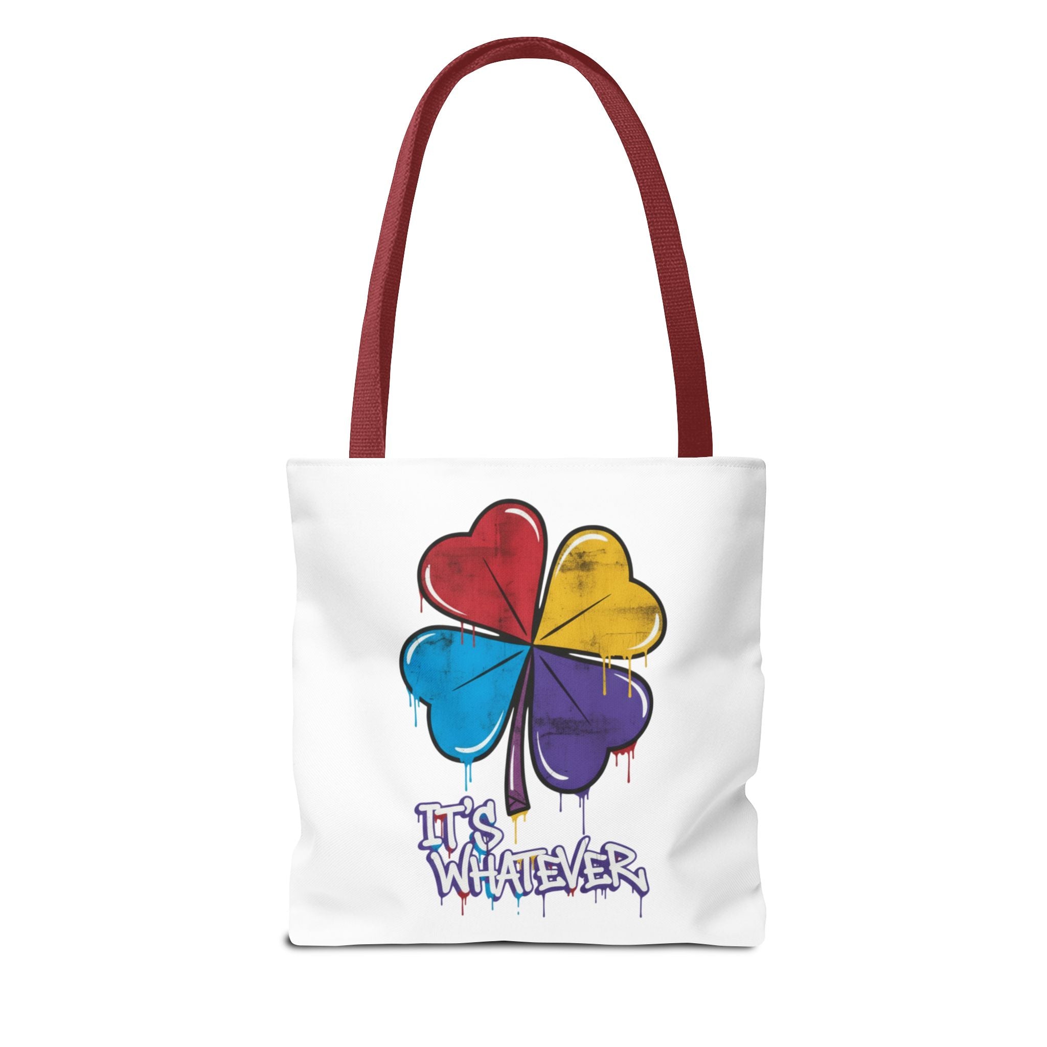 Rainbow Drip Graphic Tote Bag