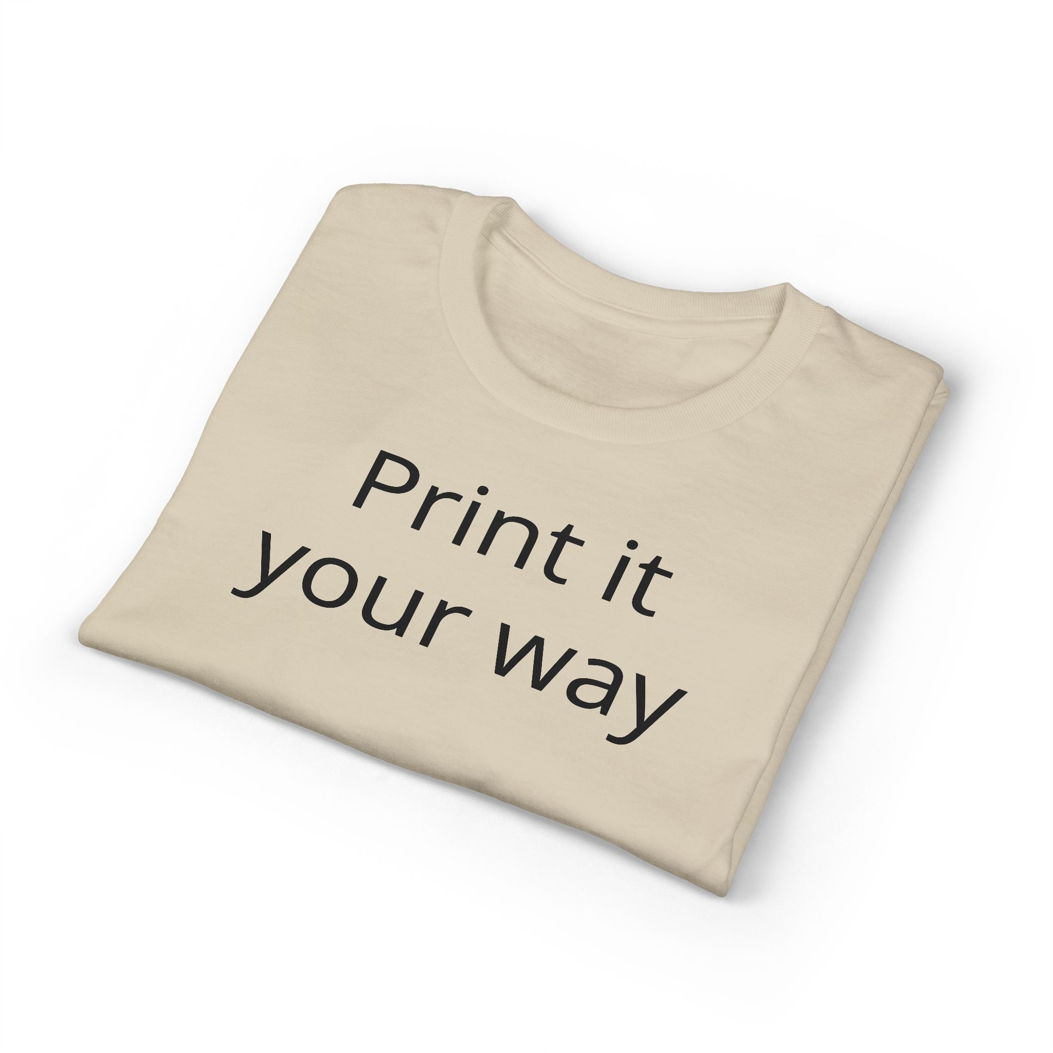 Custom Text DryBlend Tee