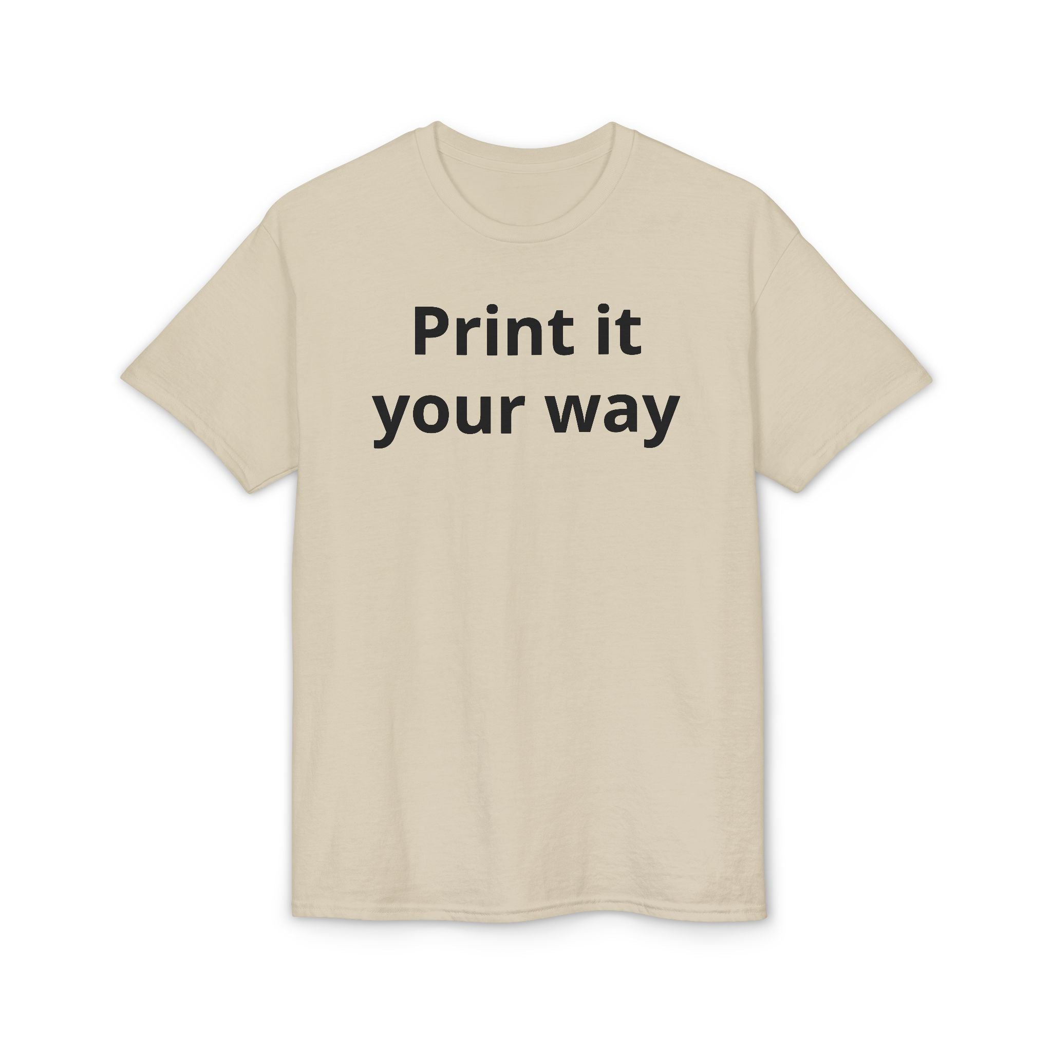 Custom Text DryBlend Tee